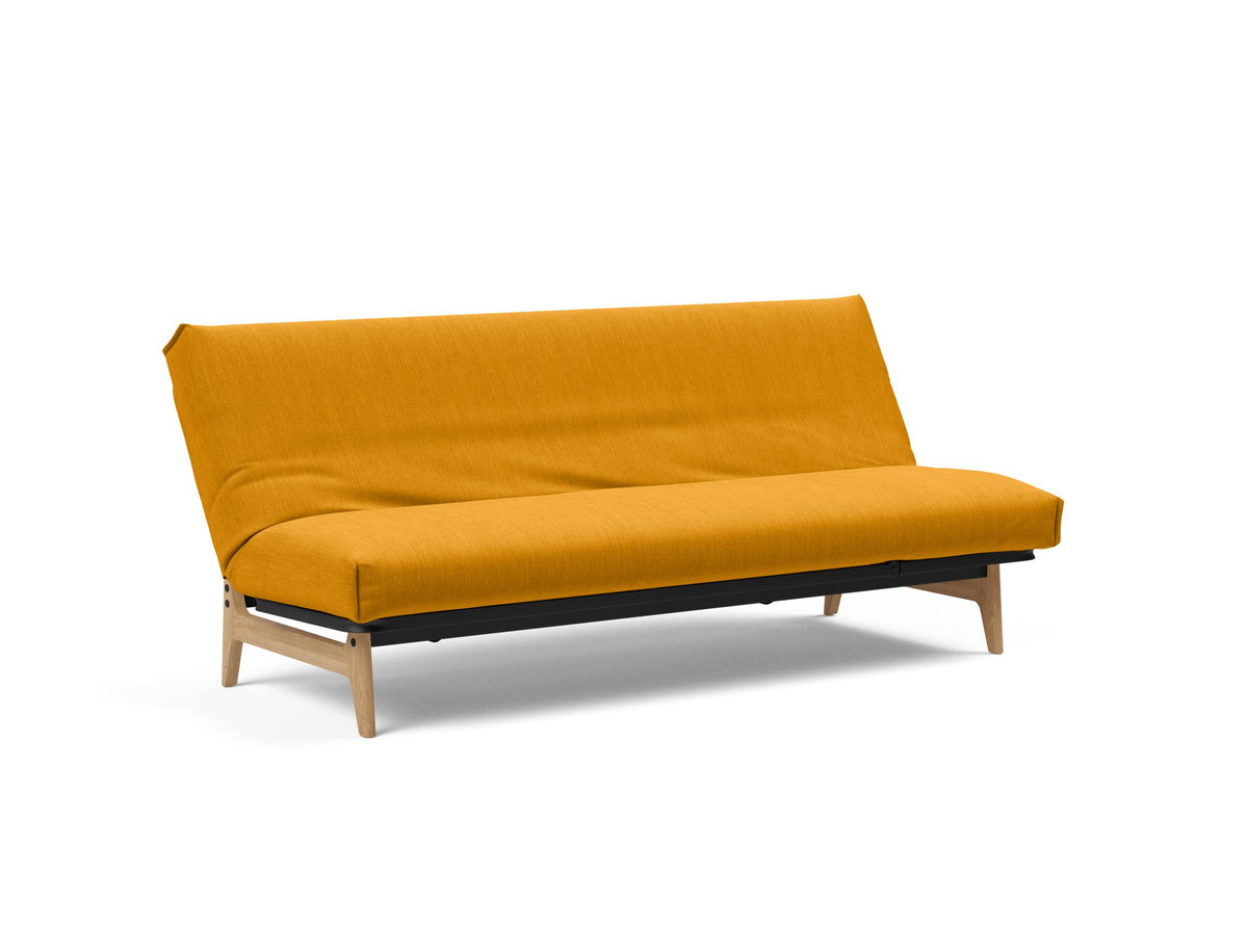 Aslak 120 Bettsofa Nordic Cover Soft Spring in 507 Elegance Burned Curry präsentiert im Onlineshop von KAQTU Design AG. Bettsofa ist von Innovation Living