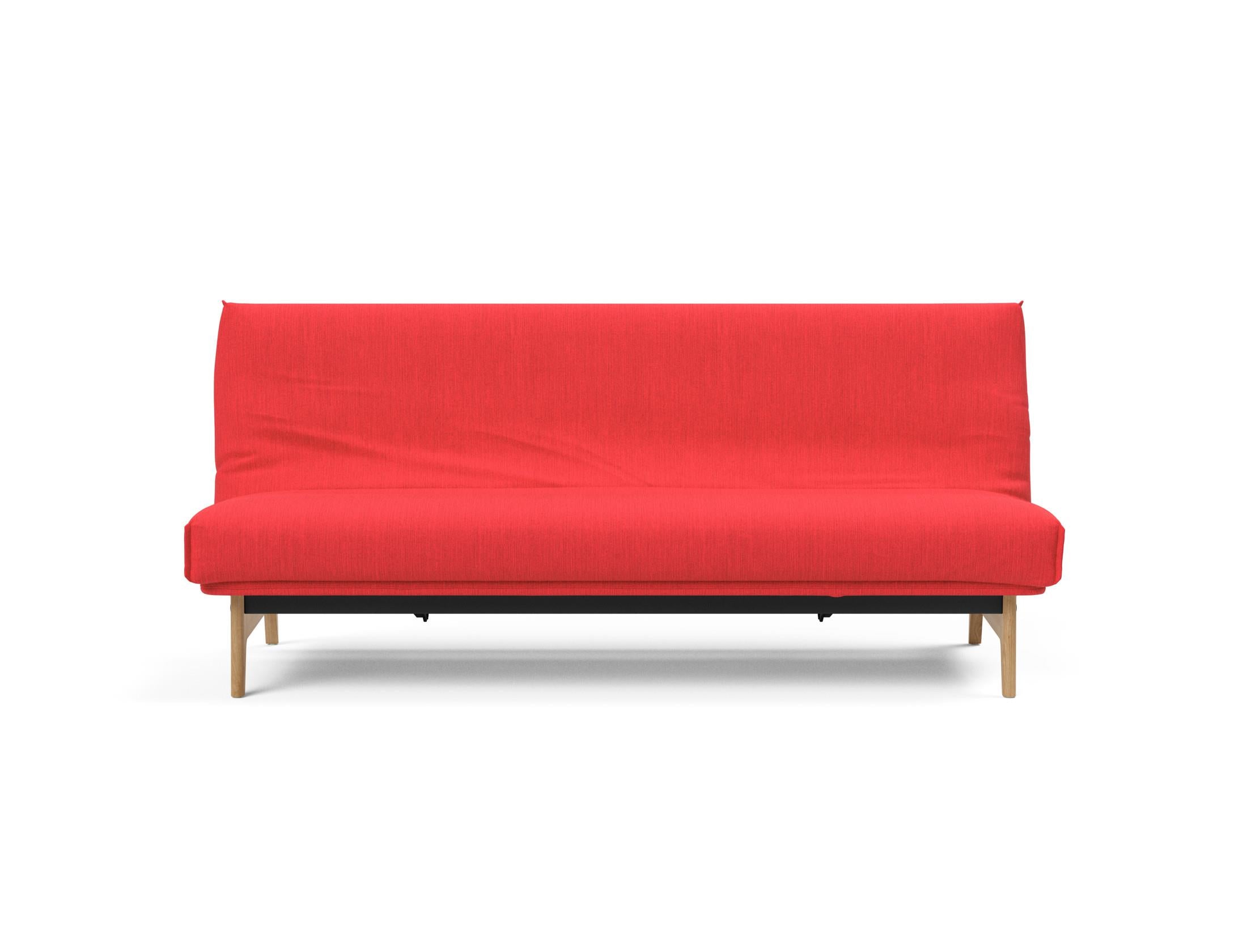 Entdecken Sie das Aslak 120 Bettsofa Nordic Cover: minimalistisches Design, außergewöhnlicher Komfort mit Soft Spring-Matratze und nachhaltiger Qualität.