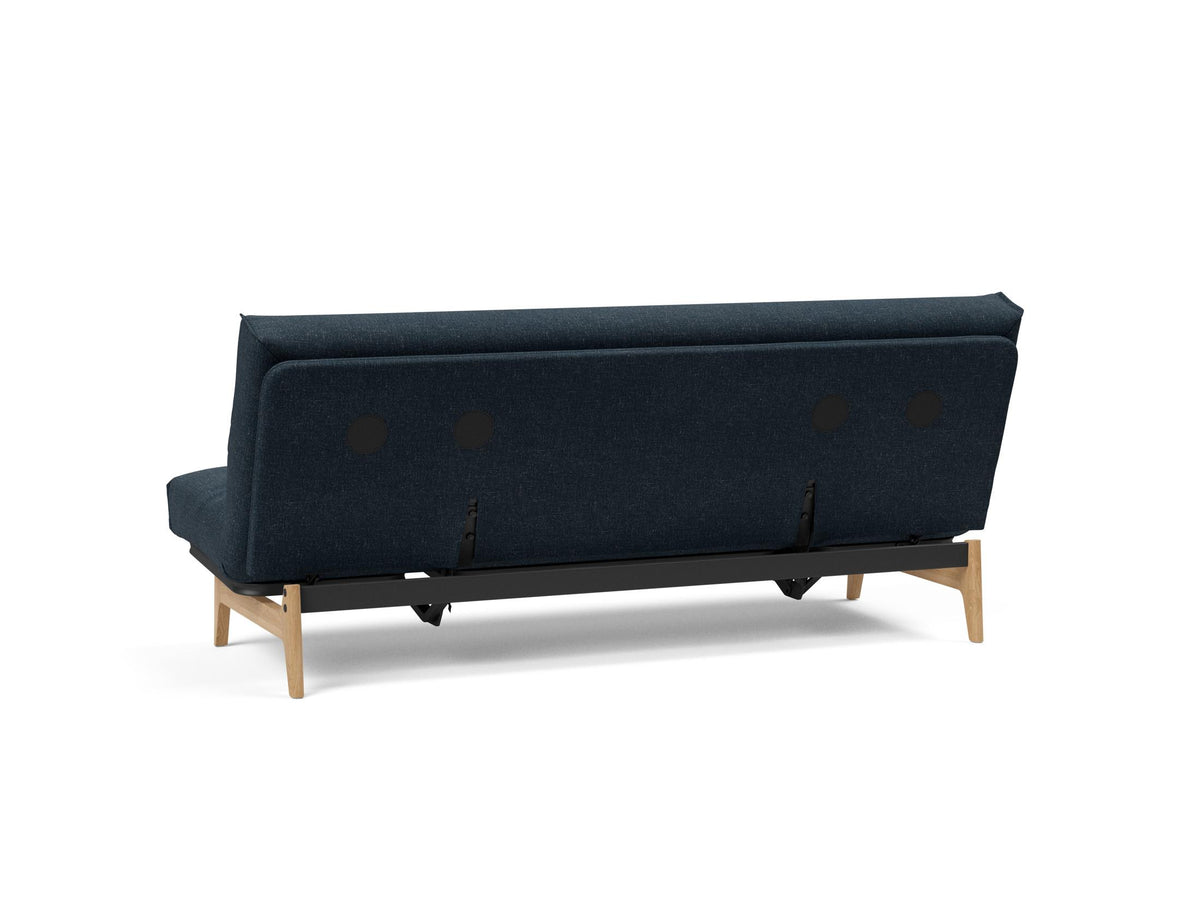 Aslak 120 Bettsofa Nordic Cover Soft Spring in 515 Nist Blue präsentiert im Onlineshop von KAQTU Design AG. Bettsofa ist von Innovation Living