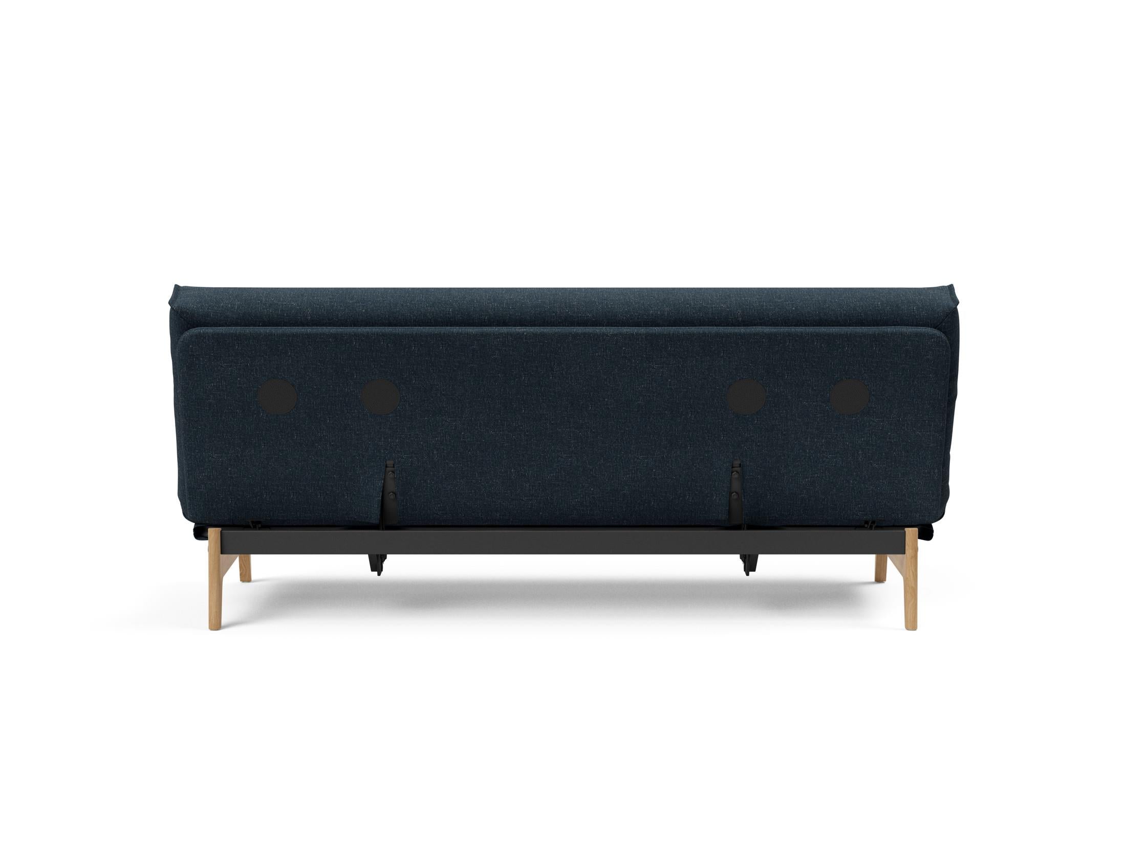 Erleben Sie das Aslak 120 Bettsofa Nordic Cover: skandinavische Eleganz, weiche Soft Spring-Matratze und umweltfreundliche Langlebigkeit.