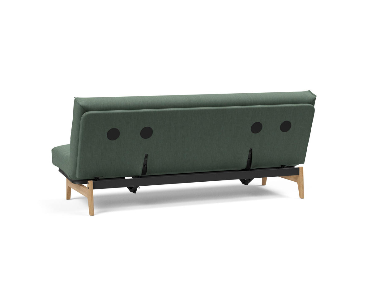 Aslak 120 Bettsofa Nordic Cover Soft Spring in 518 Elegance Green präsentiert im Onlineshop von KAQTU Design AG. Bettsofa ist von Innovation Living