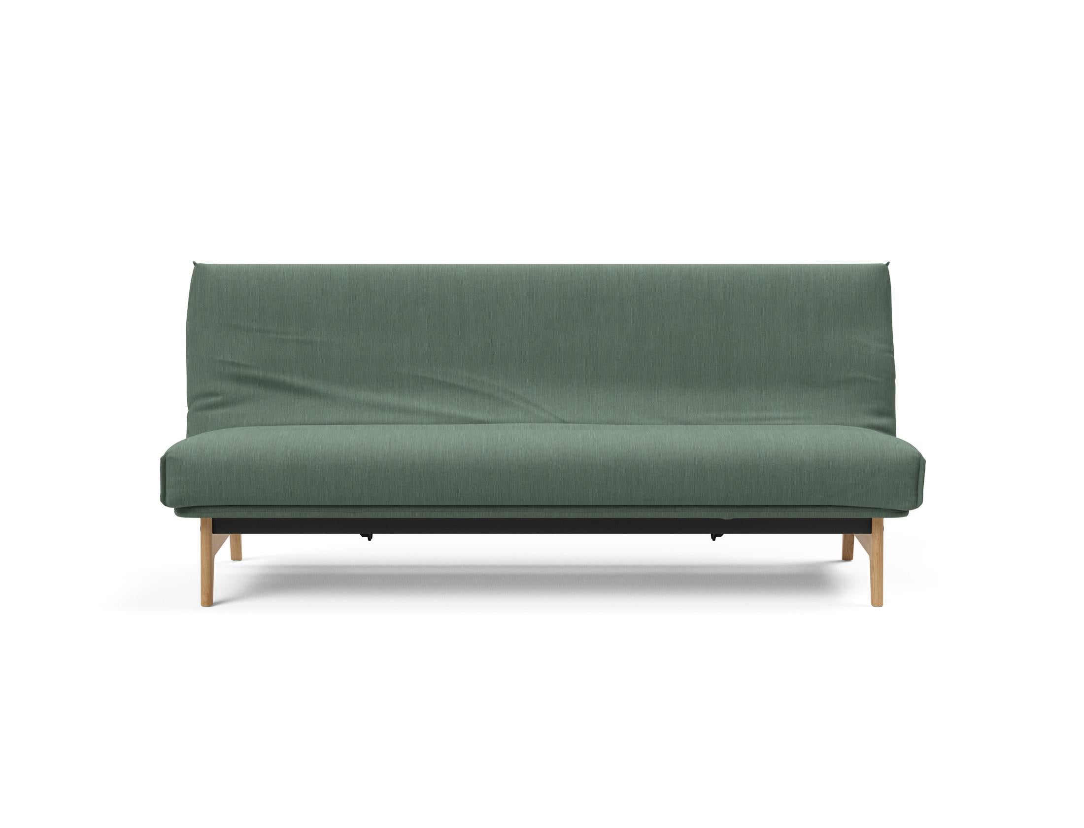Entdecken Sie das Aslak 120 Bettsofa Nordic Cover: minimalistisches Design, außergewöhnlicher Komfort mit Soft Spring-Matratze und nachhaltiger Qualität.