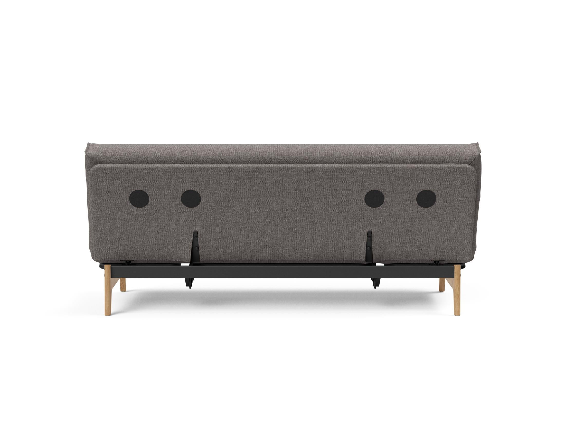 Erleben Sie das Aslak 120 Bettsofa Nordic Cover Soft Spring von Innovation Living – eine perfekte Kombination aus modernem Stil und bequemem Schlafplatz.