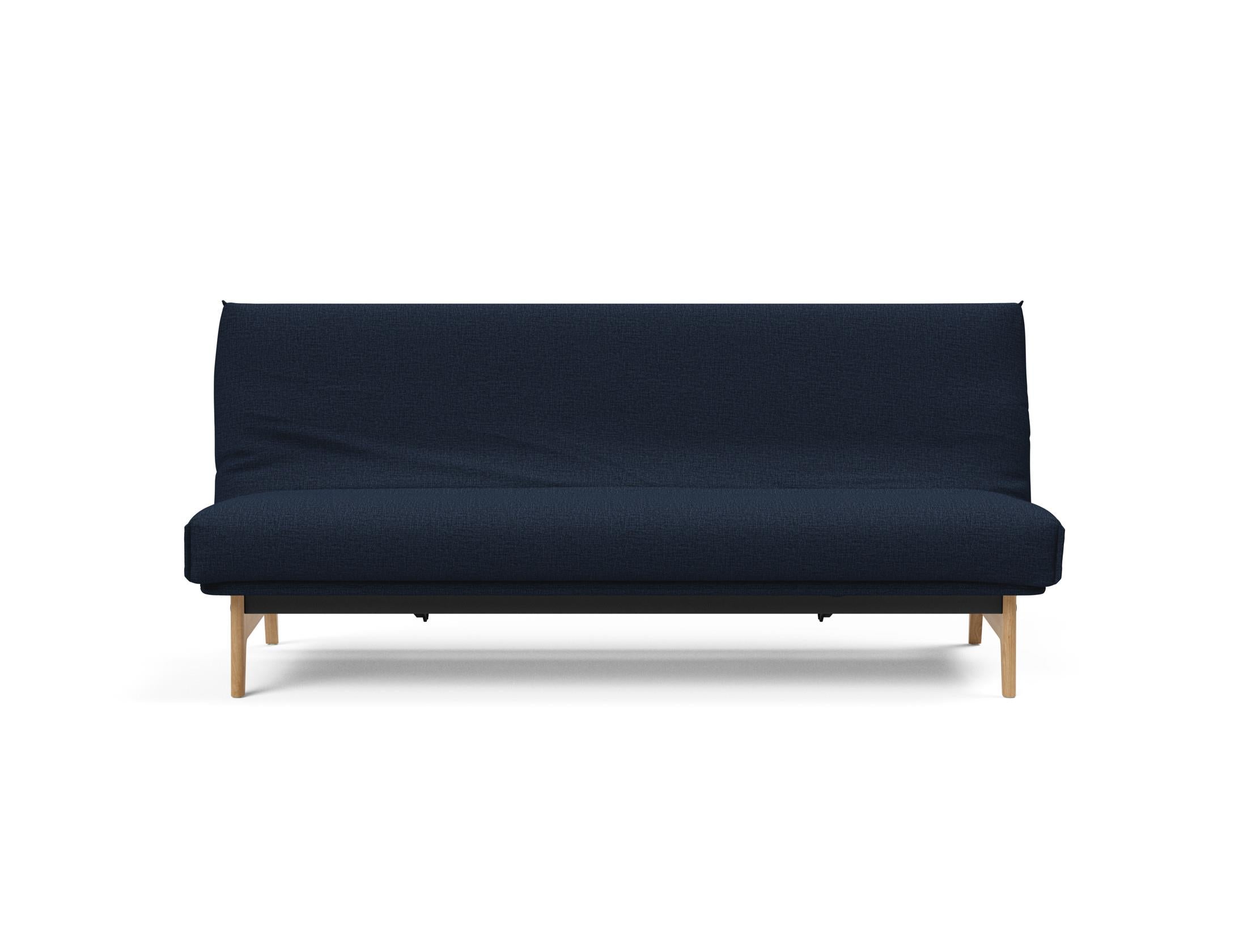 Aslak 120 Bettsofa Nordic Cover mit Gestellbezug Soft Spring
