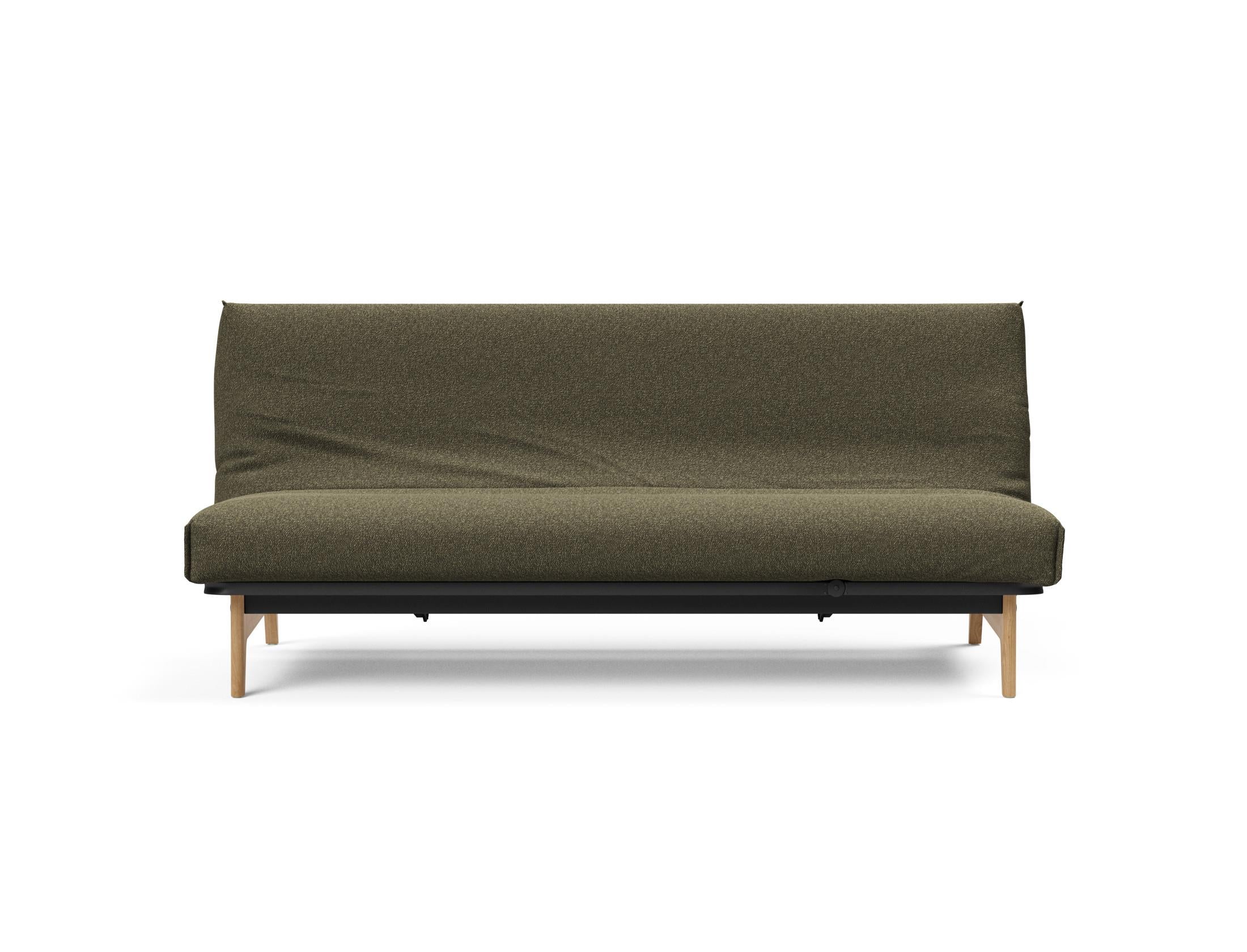 Aslak 120 Bettsofa Nordic Cover mit Gestellbezug Soft Spring
