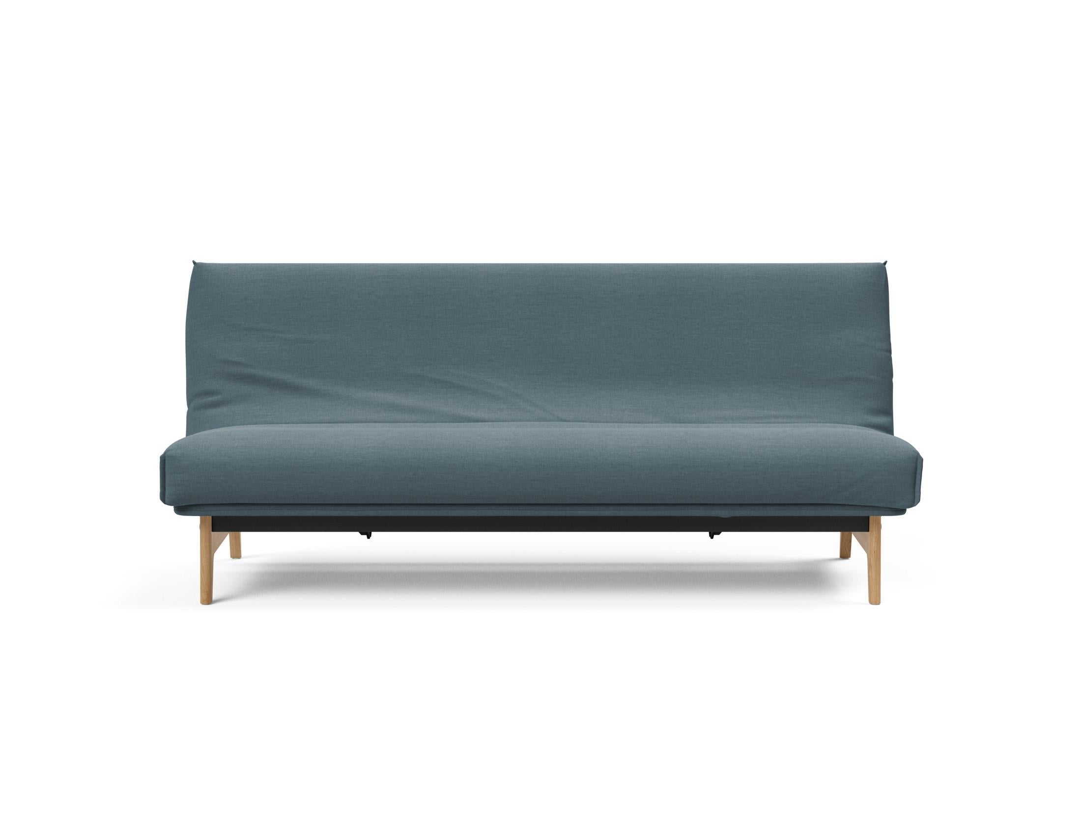 Aslak 120 Bettsofa Nordic Cover mit Gestellbezug Soft Spring