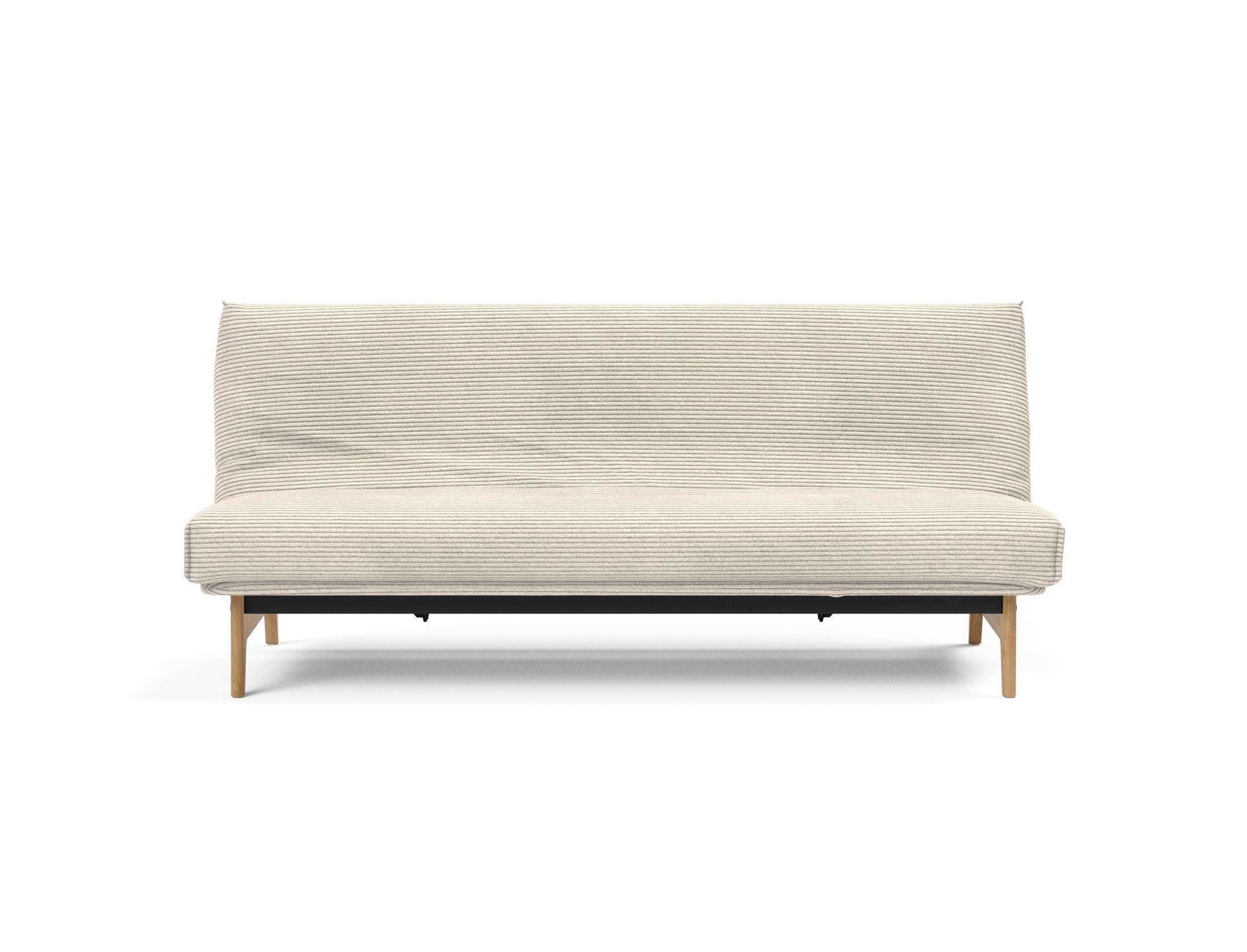 Aslak 120 Bettsofa Nordic Cover mit Gestellbezug Soft Spring