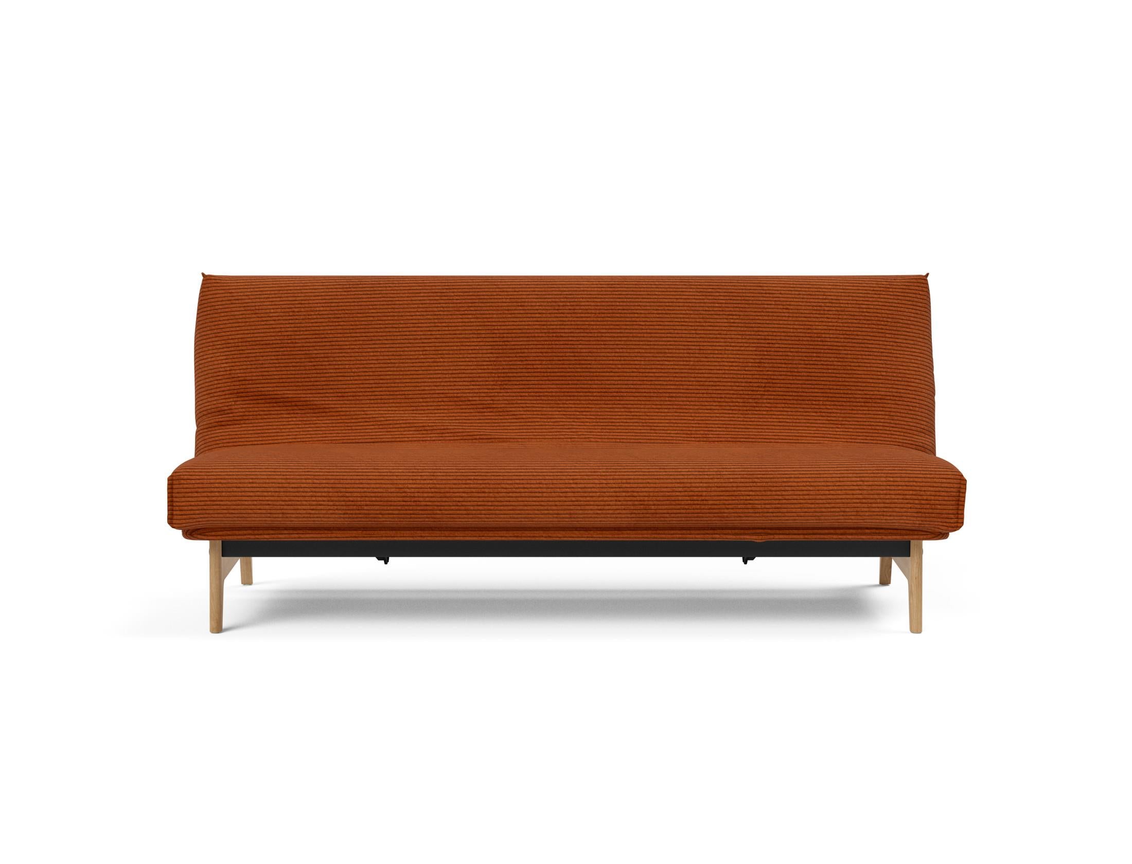 Aslak 120 Bettsofa Nordic Cover mit Gestellbezug Soft Spring