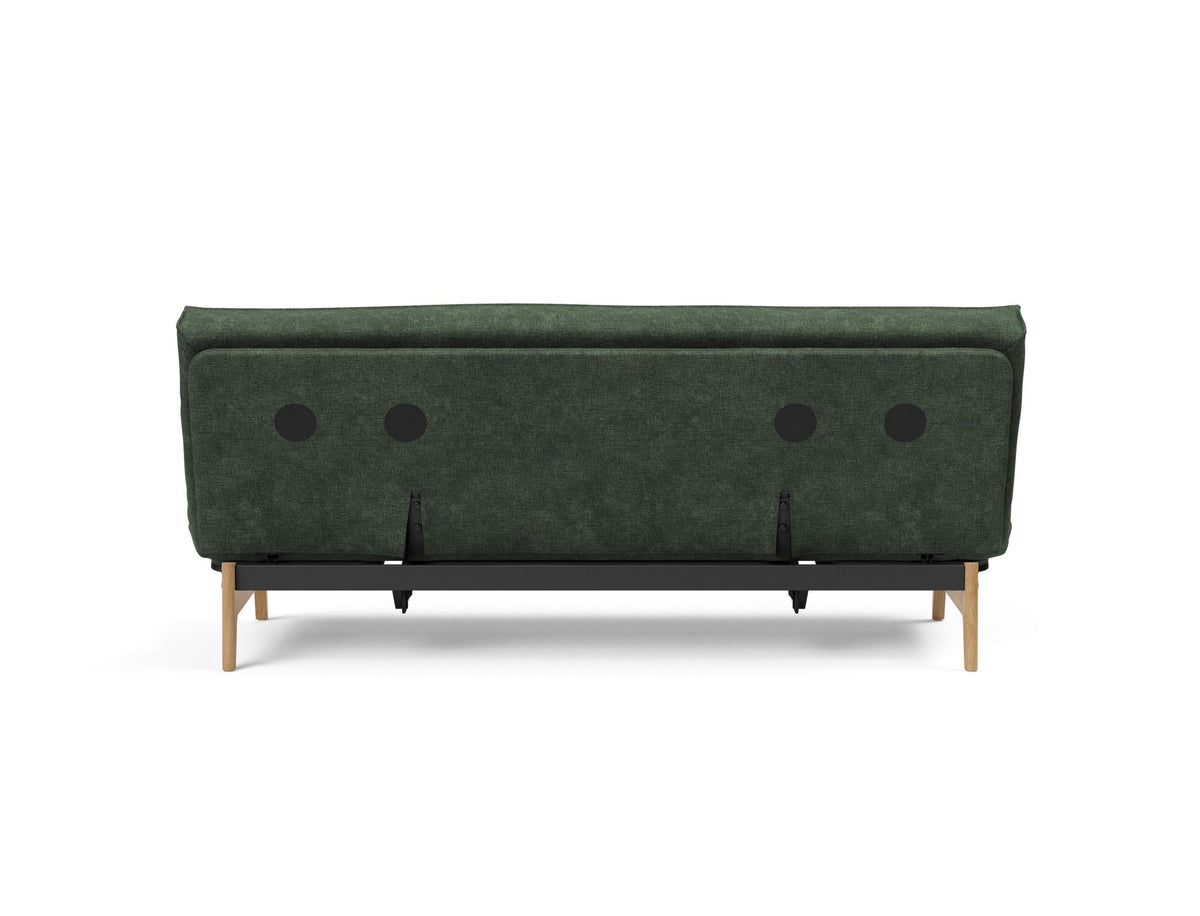 Aslak 120 Bettsofa Sharp Plus Cover Soft Spring in 281 Avella Pine Green präsentiert im Onlineshop von KAQTU Design AG. Bettsofa ist von Innovation Living