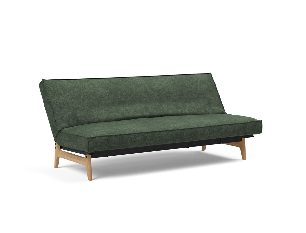 Aslak 120 Bettsofa Sharp Plus Cover Soft Spring in 281 Avella Pine Green präsentiert im Onlineshop von KAQTU Design AG. Bettsofa ist von Innovation Living