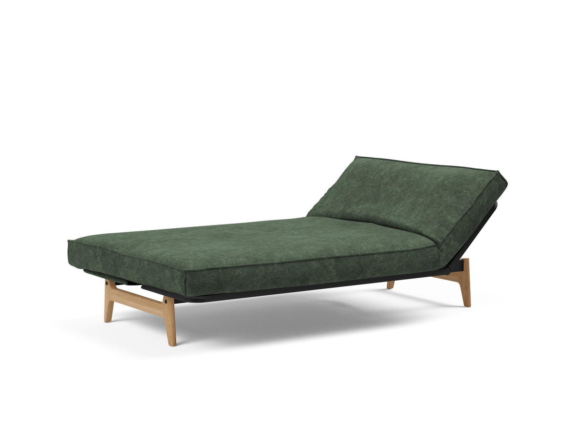 Aslak 120 Bettsofa Sharp Plus Cover Soft Spring in 281 Avella Pine Green präsentiert im Onlineshop von KAQTU Design AG. Bettsofa ist von Innovation Living