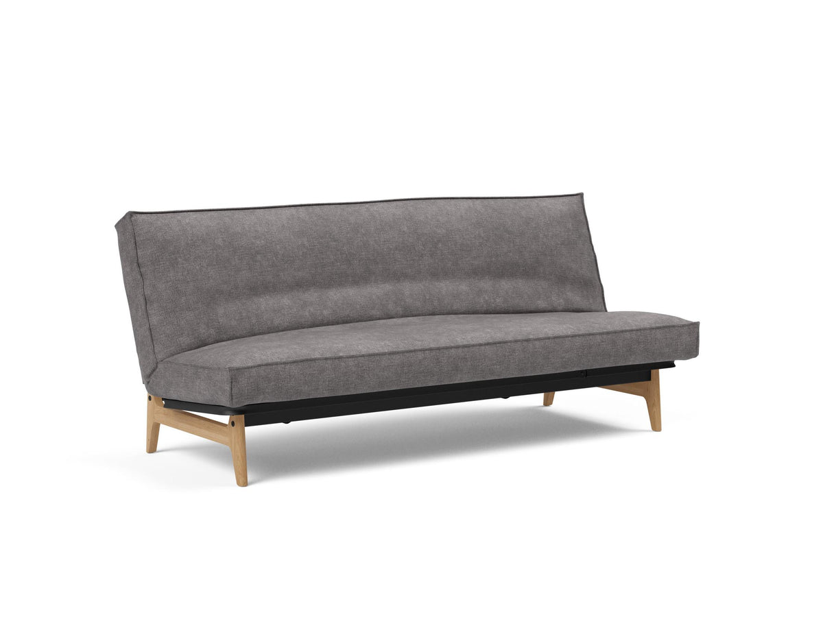 Aslak 120 Bettsofa Sharp Plus Cover Soft Spring in 282 Avella Warm Grey präsentiert im Onlineshop von KAQTU Design AG. Bettsofa ist von Innovation Living