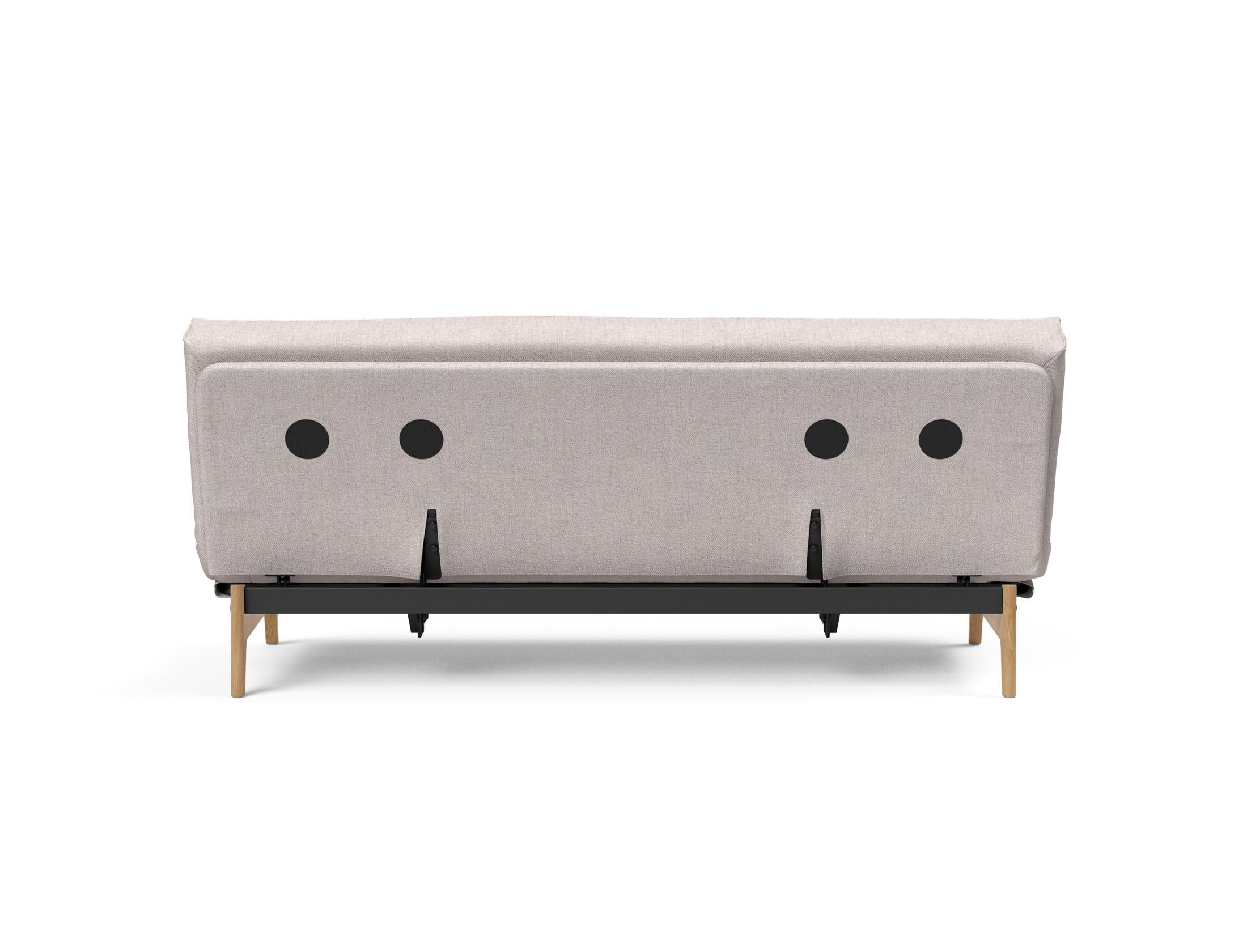 Erleben Sie das Aslak 120 Bettsofa mit stilvollem Sharp Plus Cover und robuster Bauweise – perfekt für jeden Wohnraum und komfortable Nächte.