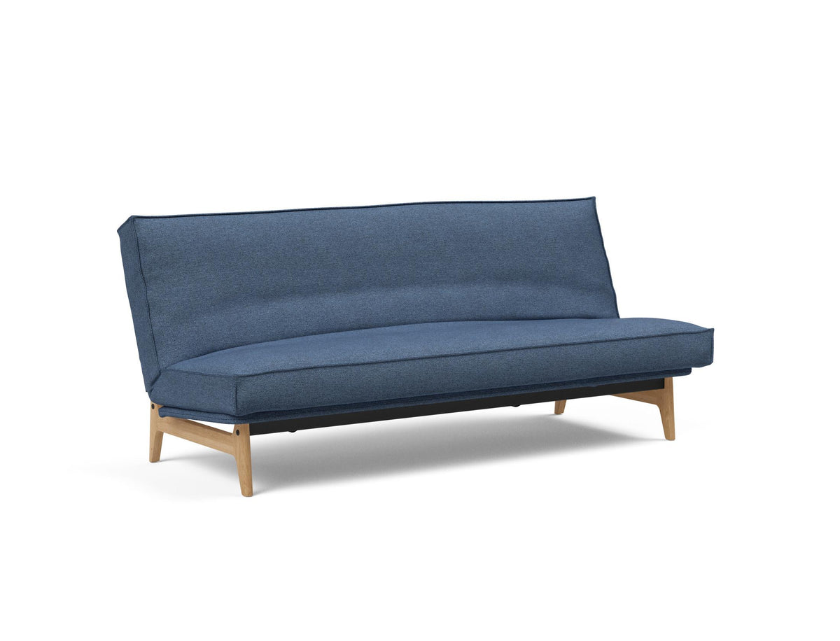 Aslak 120 Bettsofa Sharp Plus Cover Soft Spring in 302 Weda Blue präsentiert im Onlineshop von KAQTU Design AG. Bettsofa ist von Innovation Living