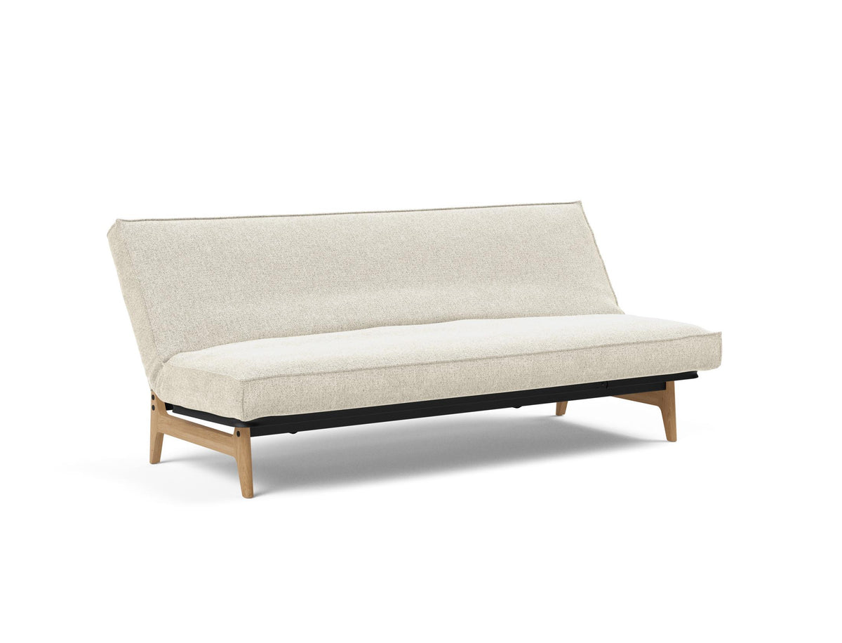 Aslak 120 Bettsofa Sharp Plus Cover Soft Spring in 357 Taura Off White präsentiert im Onlineshop von KAQTU Design AG. Bettsofa ist von Innovation Living