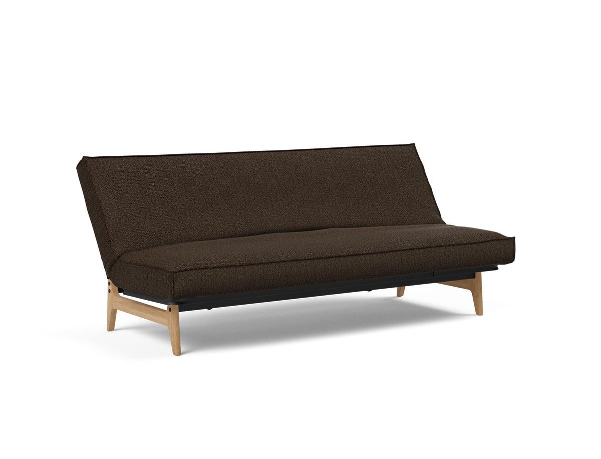 Aslak 120 Bettsofa Sharp Plus Cover Soft Spring in 358 Taura Chocco präsentiert im Onlineshop von KAQTU Design AG. Bettsofa ist von Innovation Living
