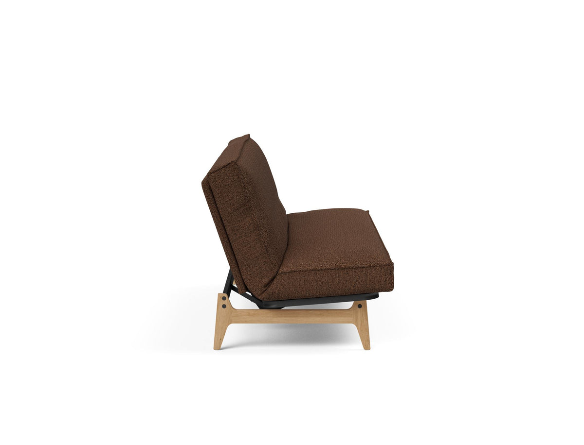 Aslak 120 Bettsofa Sharp Plus Cover Soft Spring in 359 Taura Cappuccino präsentiert im Onlineshop von KAQTU Design AG. Bettsofa ist von Innovation Living
