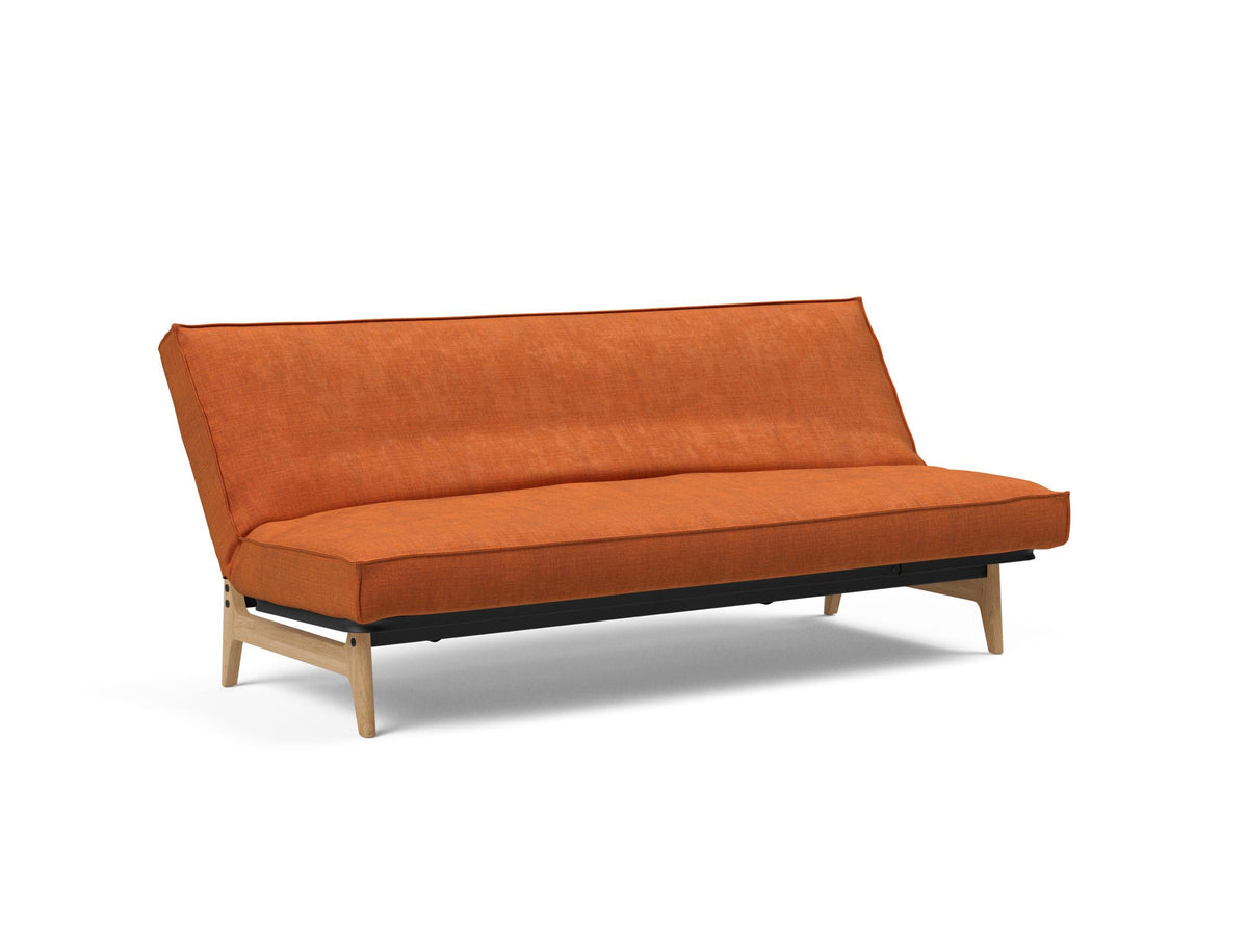 Aslak 120 Bettsofa Sharp Plus Cover Soft Spring in 412 Esina Rust Orange präsentiert im Onlineshop von KAQTU Design AG. Bettsofa ist von Innovation Living