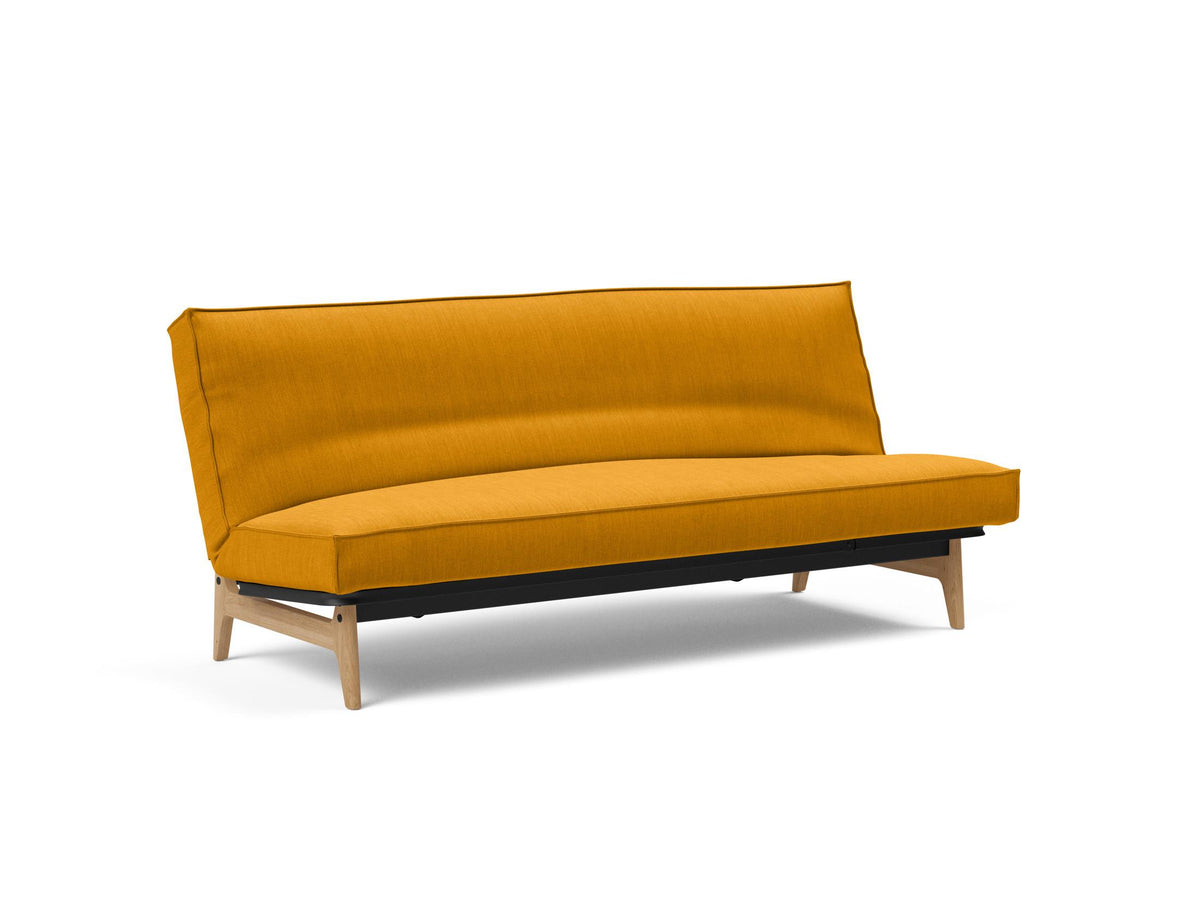 Aslak 120 Bettsofa Sharp Plus Cover Soft Spring in 507 Elegance Burned Curry präsentiert im Onlineshop von KAQTU Design AG. Bettsofa ist von Innovation Living