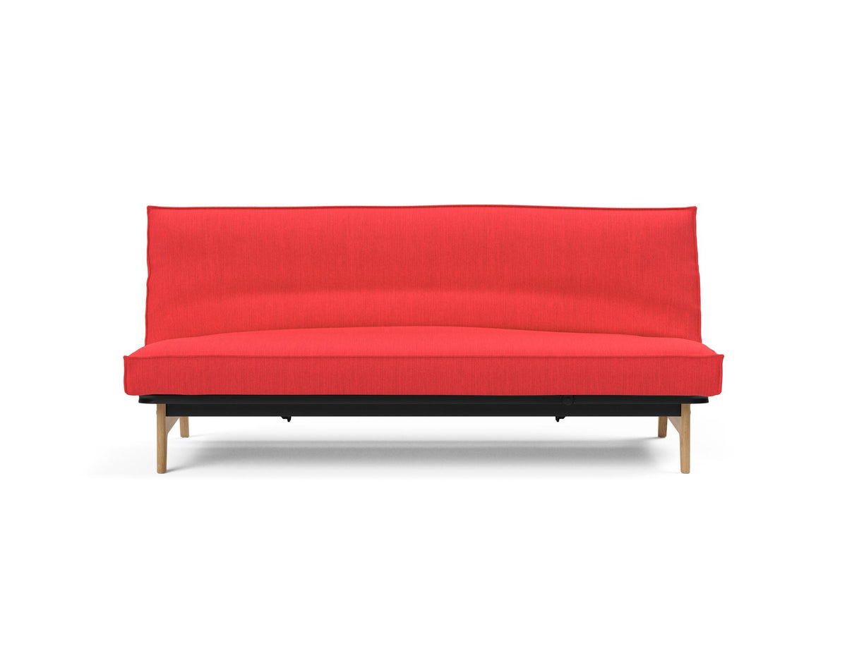 Aslak 120 Bettsofa Sharp Plus Cover Soft Spring in 511 Elegance Red präsentiert im Onlineshop von KAQTU Design AG. Bettsofa ist von Innovation Living
