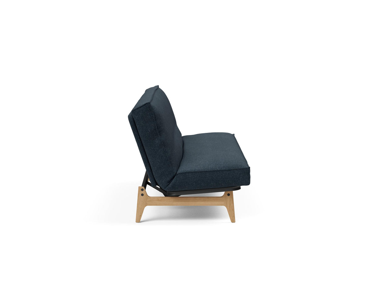 Aslak 120 Bettsofa Sharp Plus Cover Soft Spring in 515 Nist Blue präsentiert im Onlineshop von KAQTU Design AG. Bettsofa ist von Innovation Living
