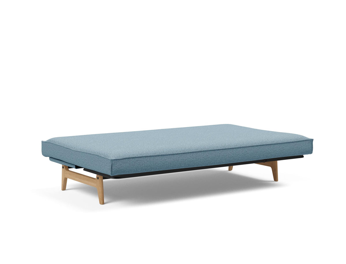 Aslak 120 Bettsofa Sharp Plus Cover Soft Spring in 525 Mixed Dance Light Blue präsentiert im Onlineshop von KAQTU Design AG. Bettsofa ist von Innovation Living