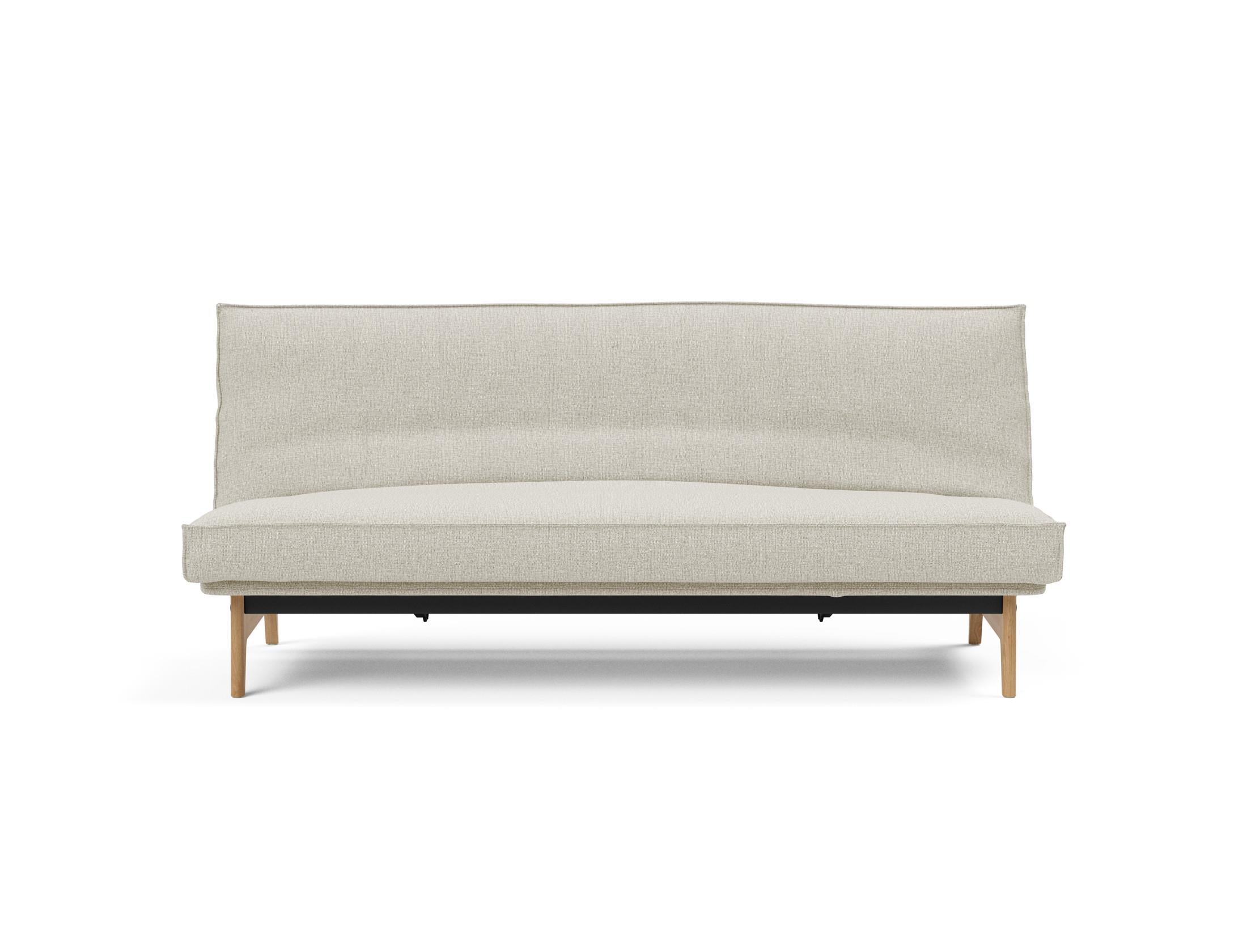 Stylisches Aslak 120 Bettsofa in modernem Design, ausgestattet mit einem weichen Sharp Plus Bezug und einem stabilen Soft Spring Gestell.