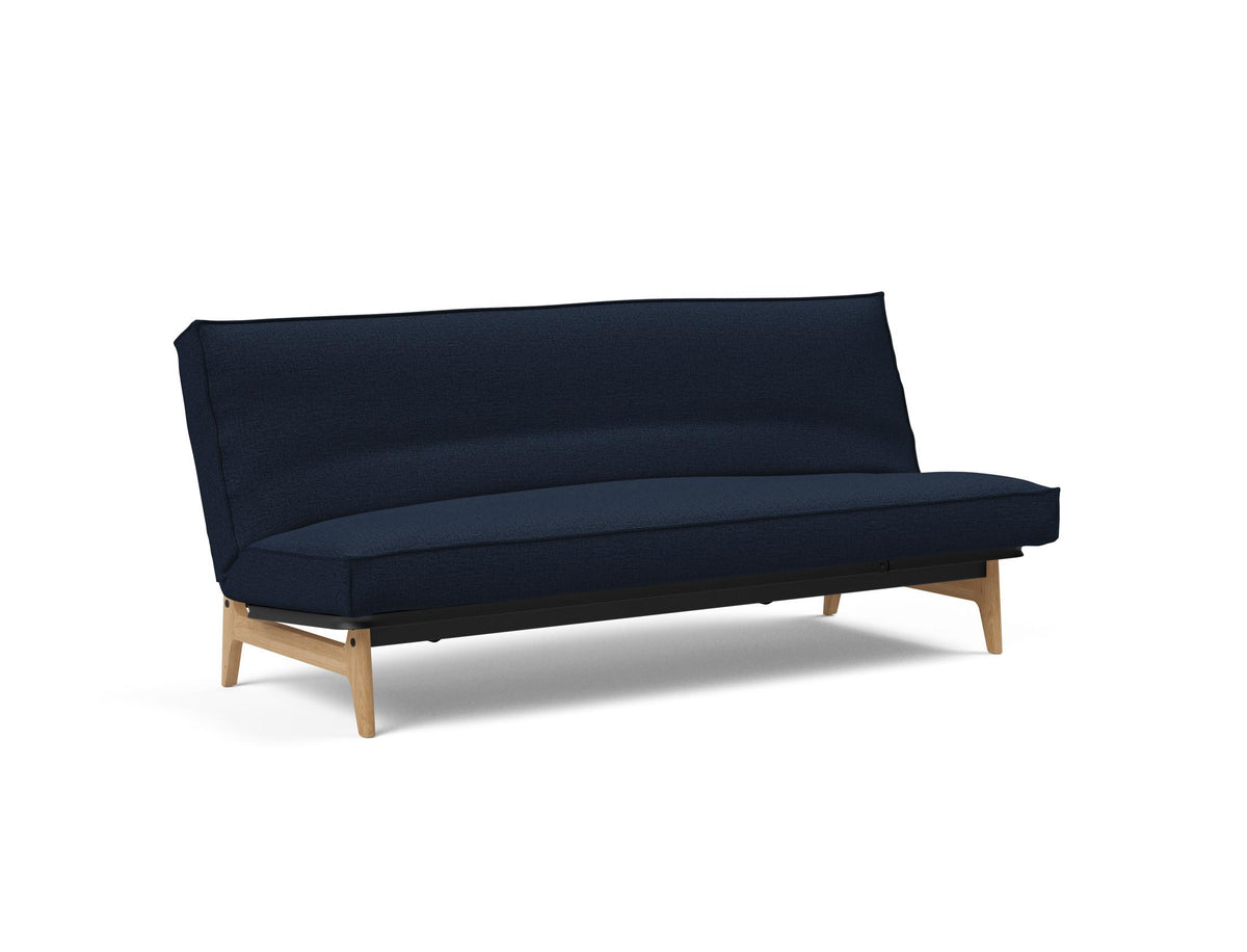 Aslak 120 Bettsofa Sharp Plus Cover Soft Spring in 528 Mixed Dance Blue präsentiert im Onlineshop von KAQTU Design AG. Bettsofa ist von Innovation Living