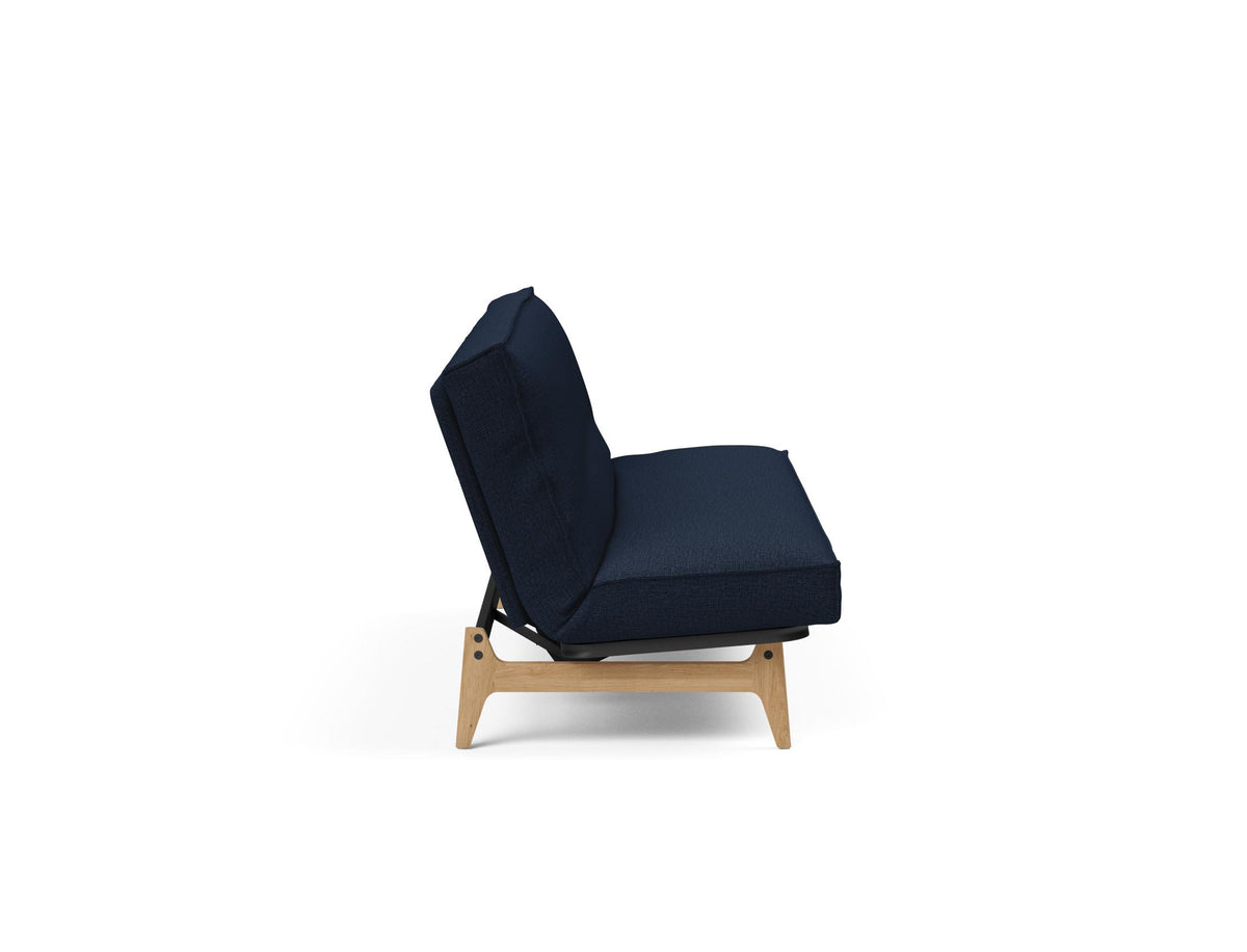 Aslak 120 Bettsofa Sharp Plus Cover Soft Spring in 528 Mixed Dance Blue präsentiert im Onlineshop von KAQTU Design AG. Bettsofa ist von Innovation Living