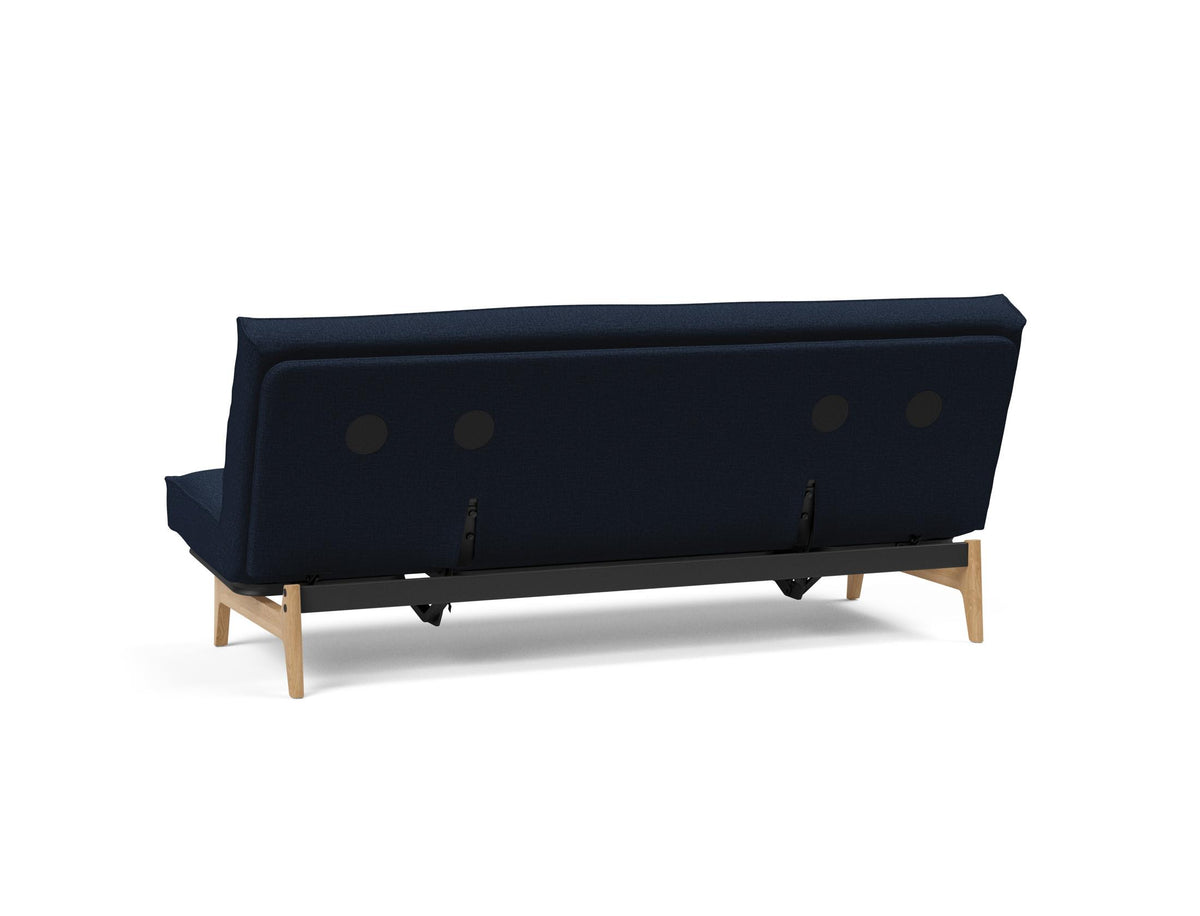 Aslak 120 Bettsofa Sharp Plus Cover Soft Spring in 528 Mixed Dance Blue präsentiert im Onlineshop von KAQTU Design AG. Bettsofa ist von Innovation Living