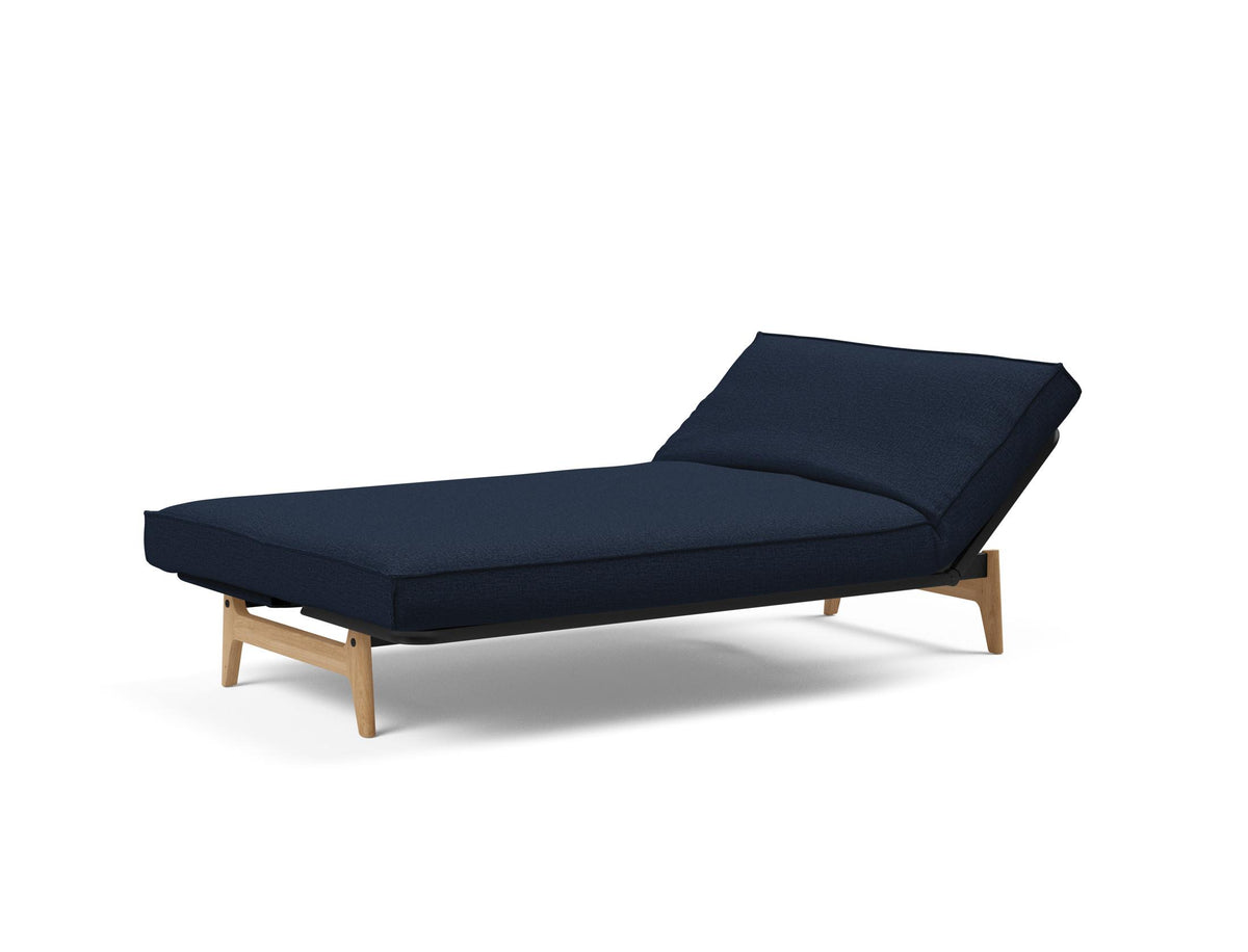 Aslak 120 Bettsofa Sharp Plus Cover Soft Spring in 528 Mixed Dance Blue präsentiert im Onlineshop von KAQTU Design AG. Bettsofa ist von Innovation Living