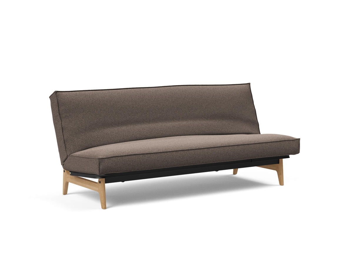 Aslak 120 Bettsofa Sharp Plus Cover Soft Spring in 530 Bouclé Taupe präsentiert im Onlineshop von KAQTU Design AG. Bettsofa ist von Innovation Living