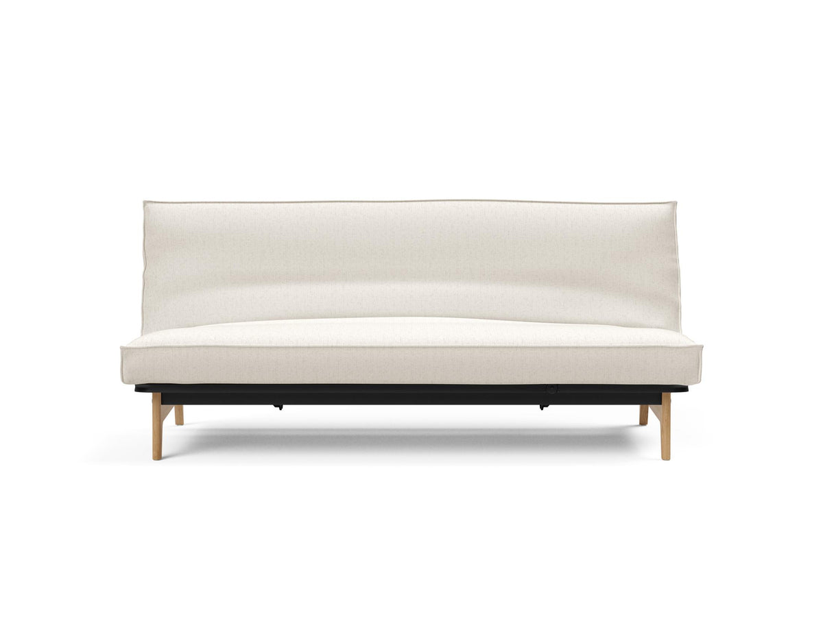 Aslak 120 Bettsofa Sharp Plus Cover Soft Spring in 531 Bouclé Off White präsentiert im Onlineshop von KAQTU Design AG. Bettsofa ist von Innovation Living