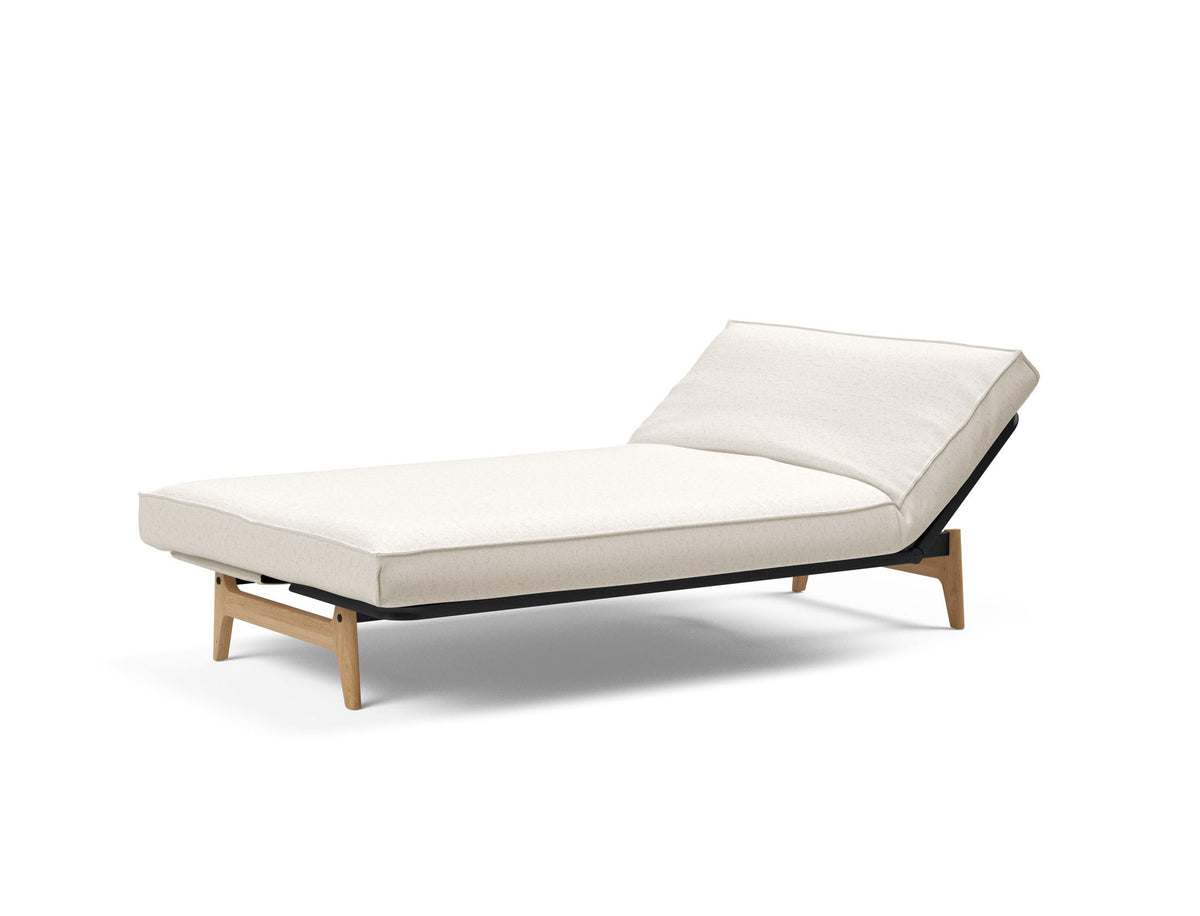 Aslak 120 Bettsofa Sharp Plus Cover Soft Spring in 531 Bouclé Off White präsentiert im Onlineshop von KAQTU Design AG. Bettsofa ist von Innovation Living