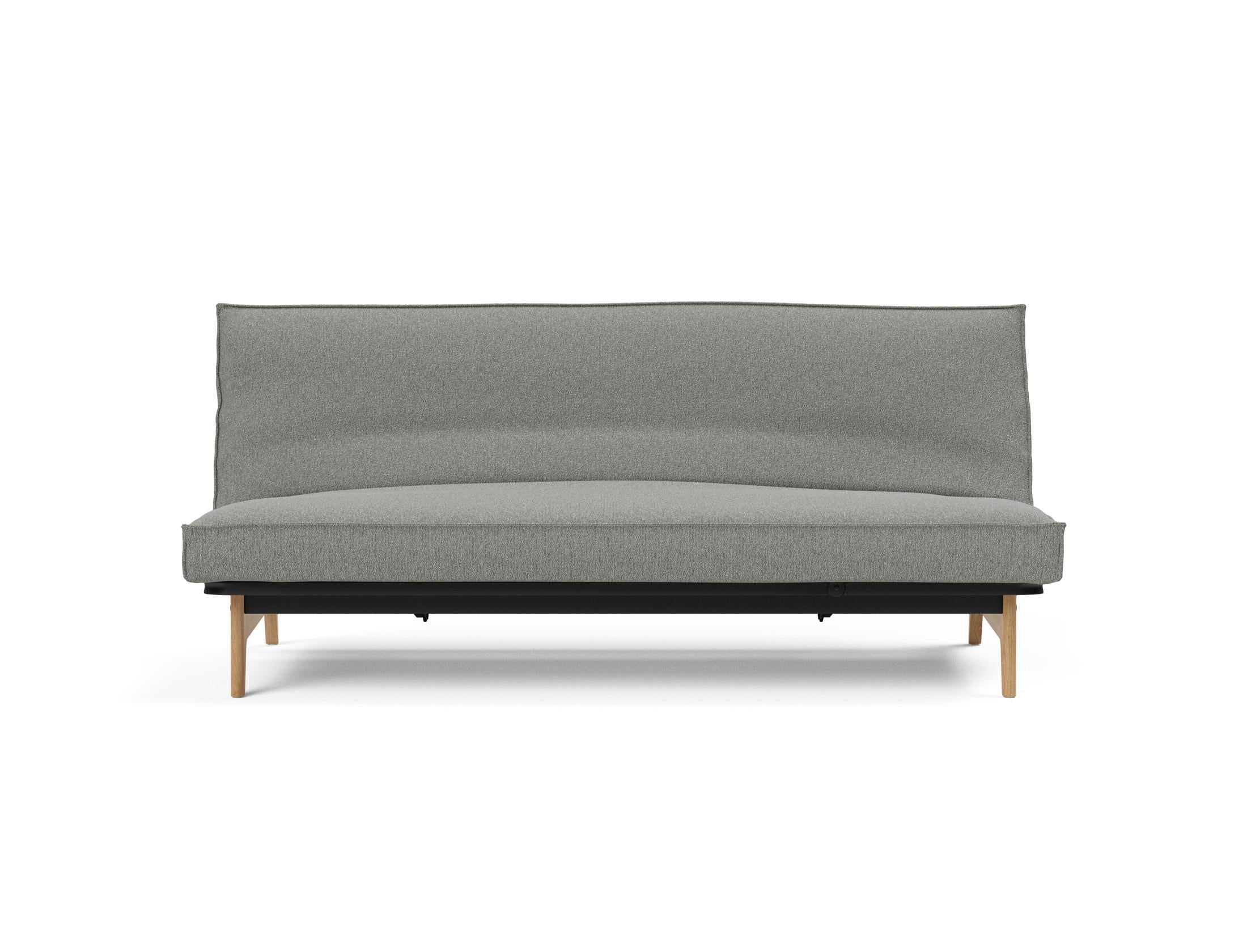 Modernes Aslak 120 Bettsofa mit elegantem Sharp Plus Bezug, perfekt für entspannte Stunden und stilvolle Wohnräume.