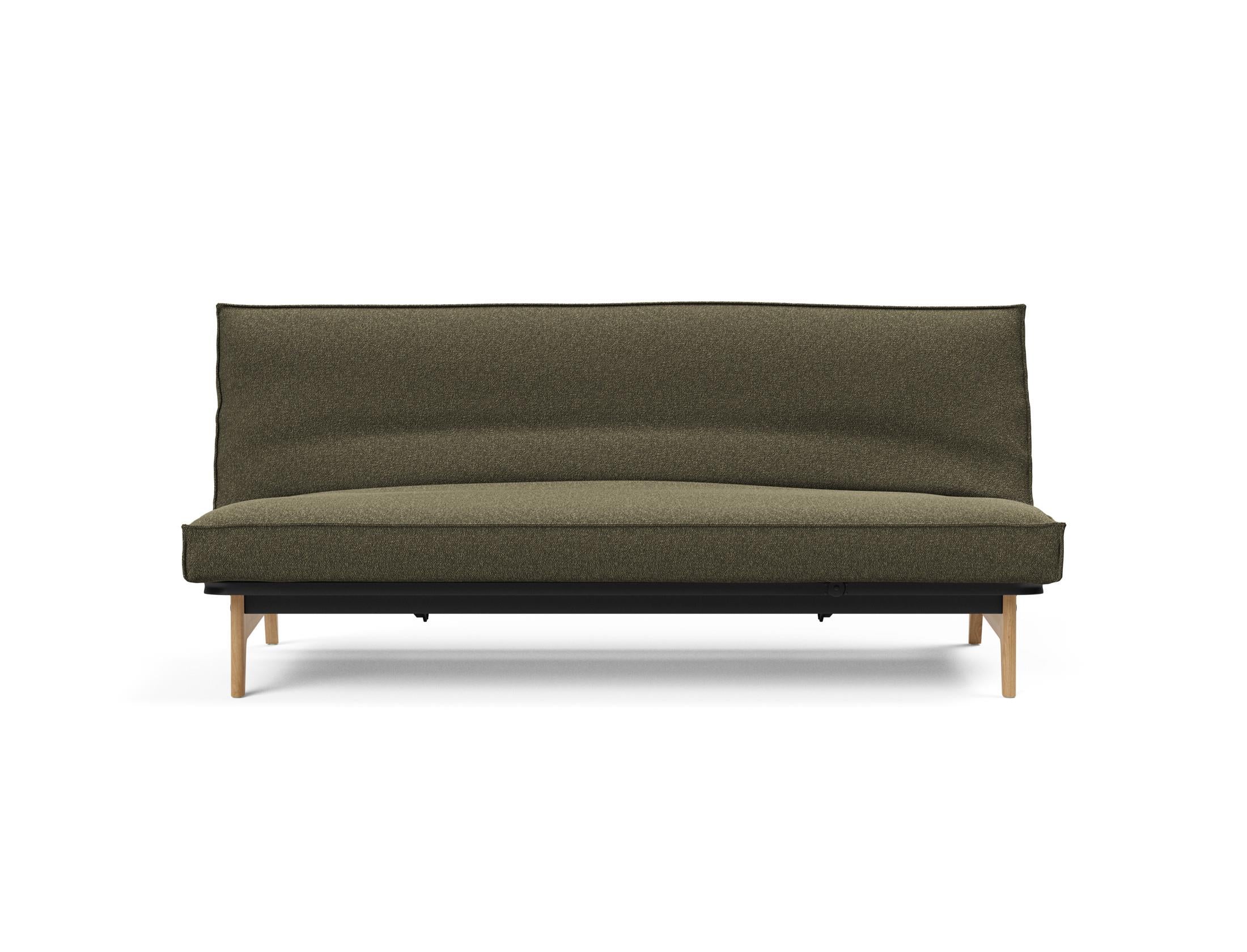 Stylisches Aslak 120 Bettsofa mit weichem Sharp Plus Bezug, ideal für gemütliche Abende und modernes Wohndesign.