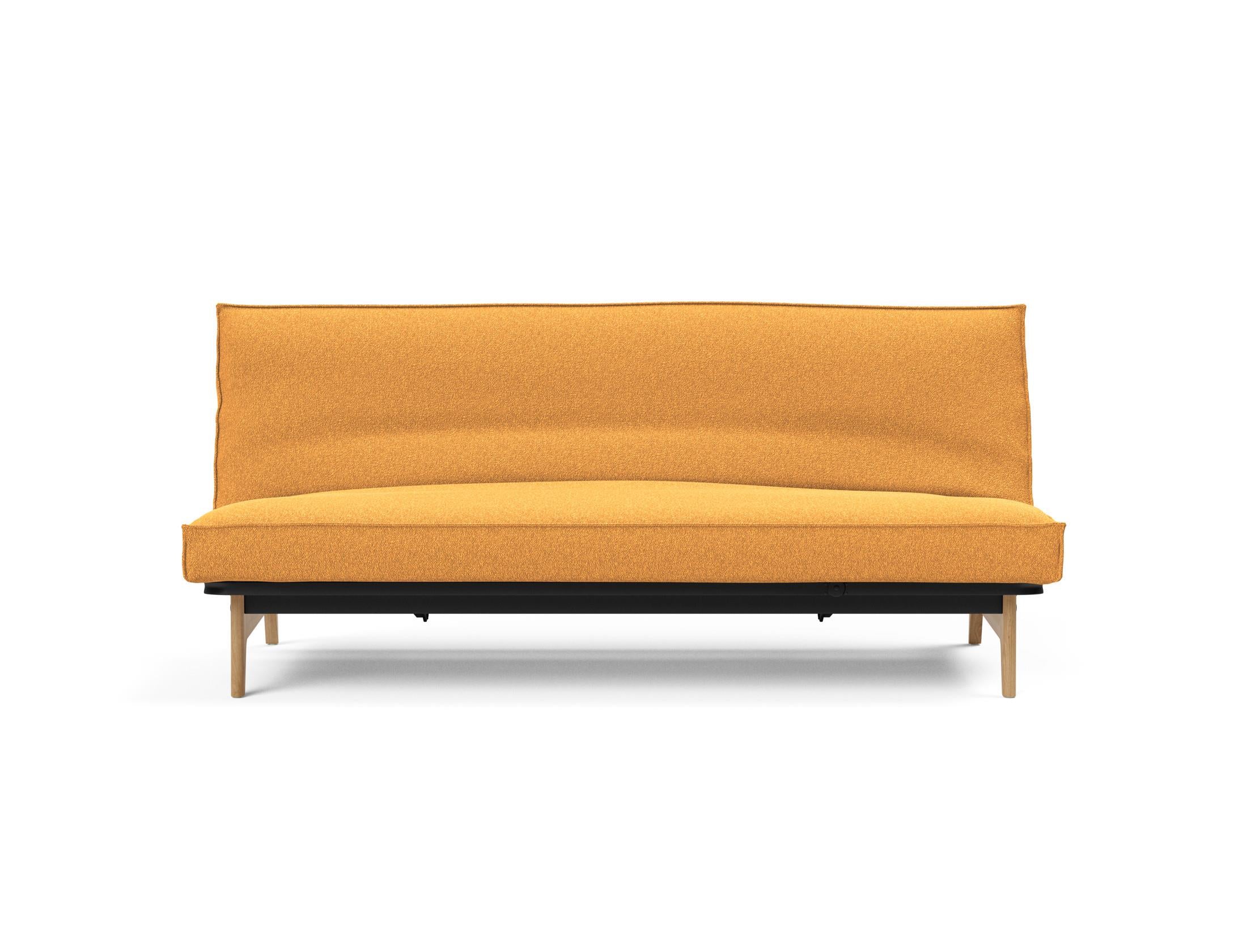 Elegantes Aslak 120 Bettsofa mit komfortablem Sharp Plus Bezug, perfekt für stilvolle Wohnräume und entspannte Stunden.