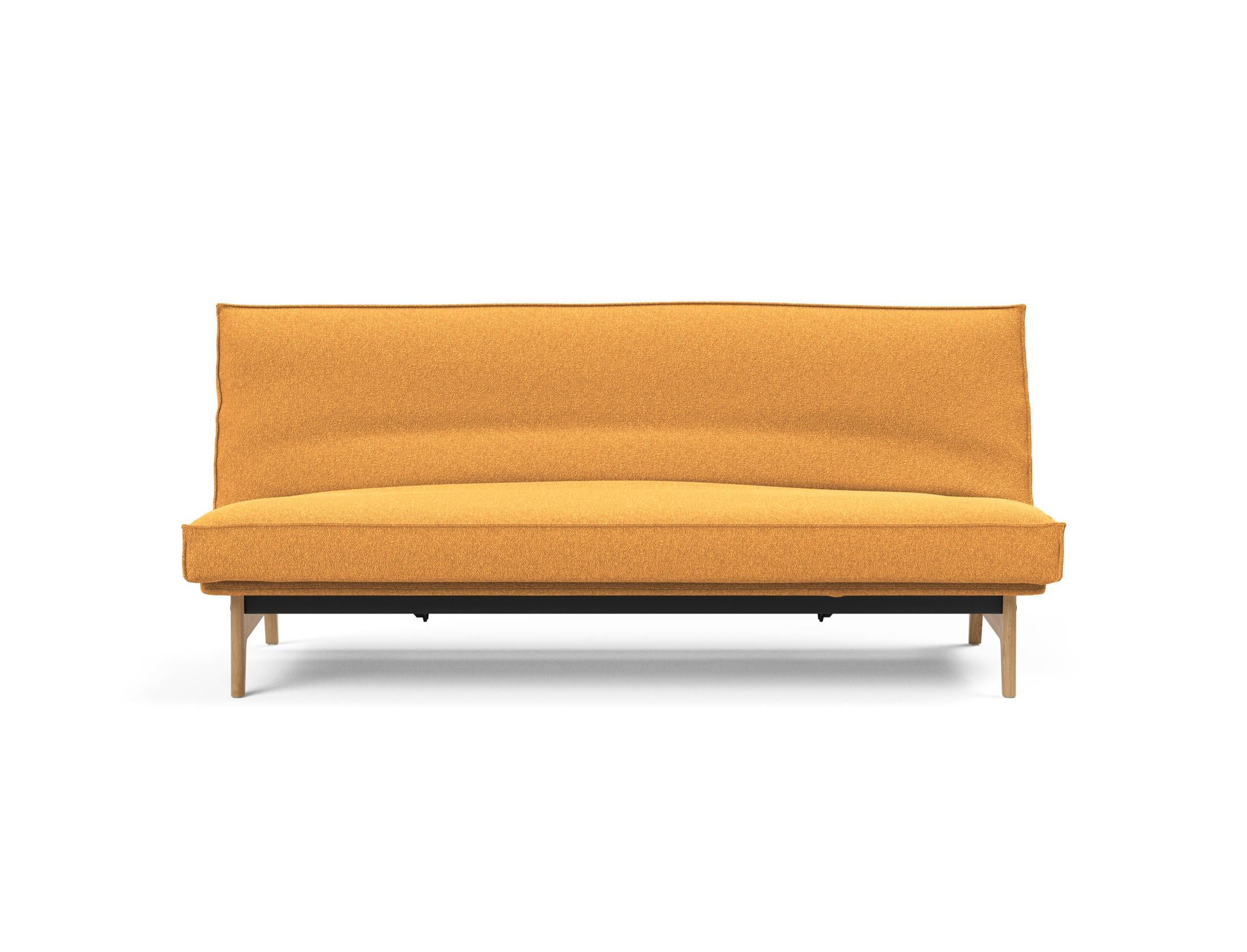 Elegantes Aslak 120 Bettsofa mit hochwertigem Sharp Plus Bezug und robustem Soft Spring Gestell für optimalen Komfort und modernes Wohndesign.
