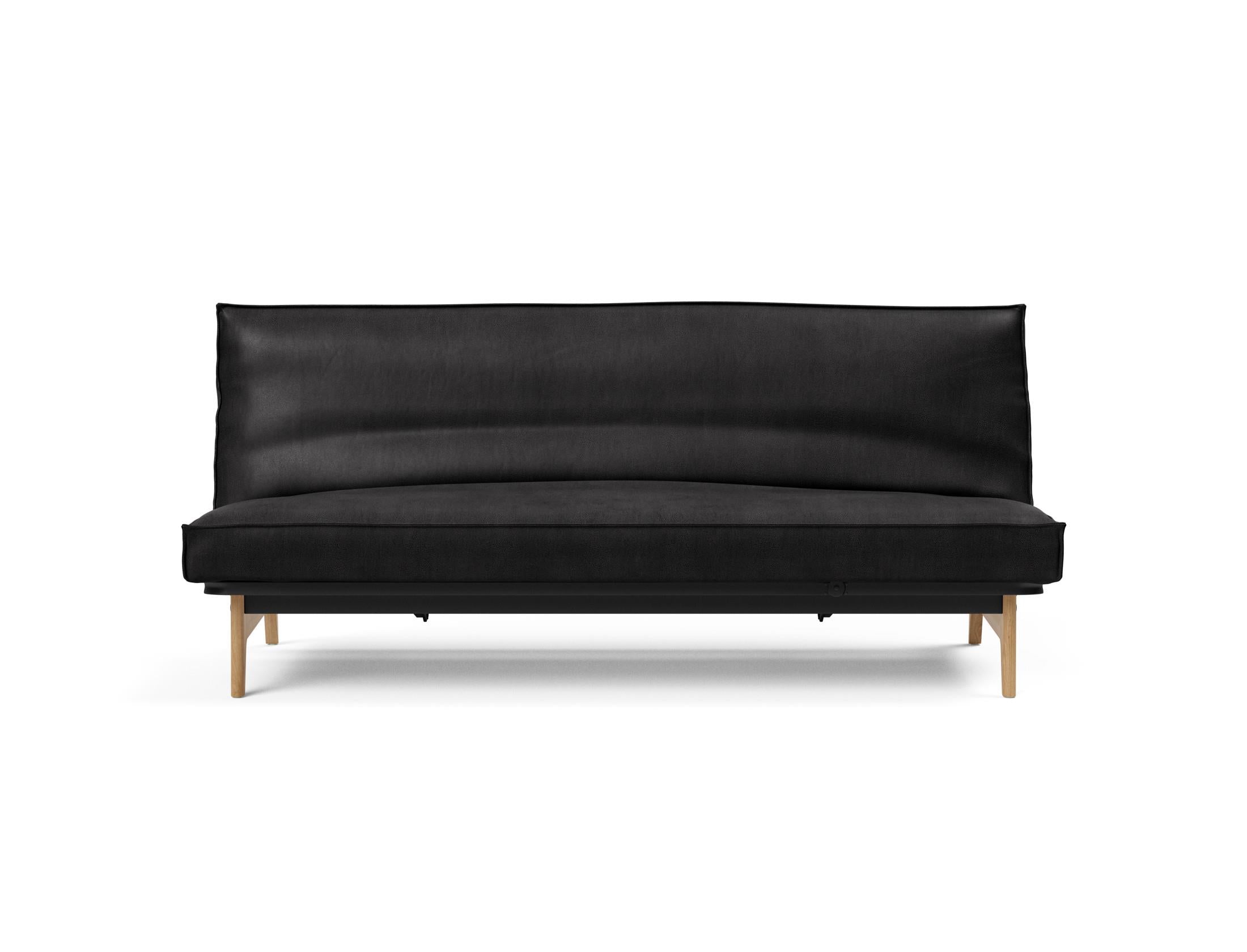 Stylisches Aslak 120 Bettsofa mit weichem Sharp Plus Bezug, ideal für gemütliche Abende und zeitgemäße Einrichtung.