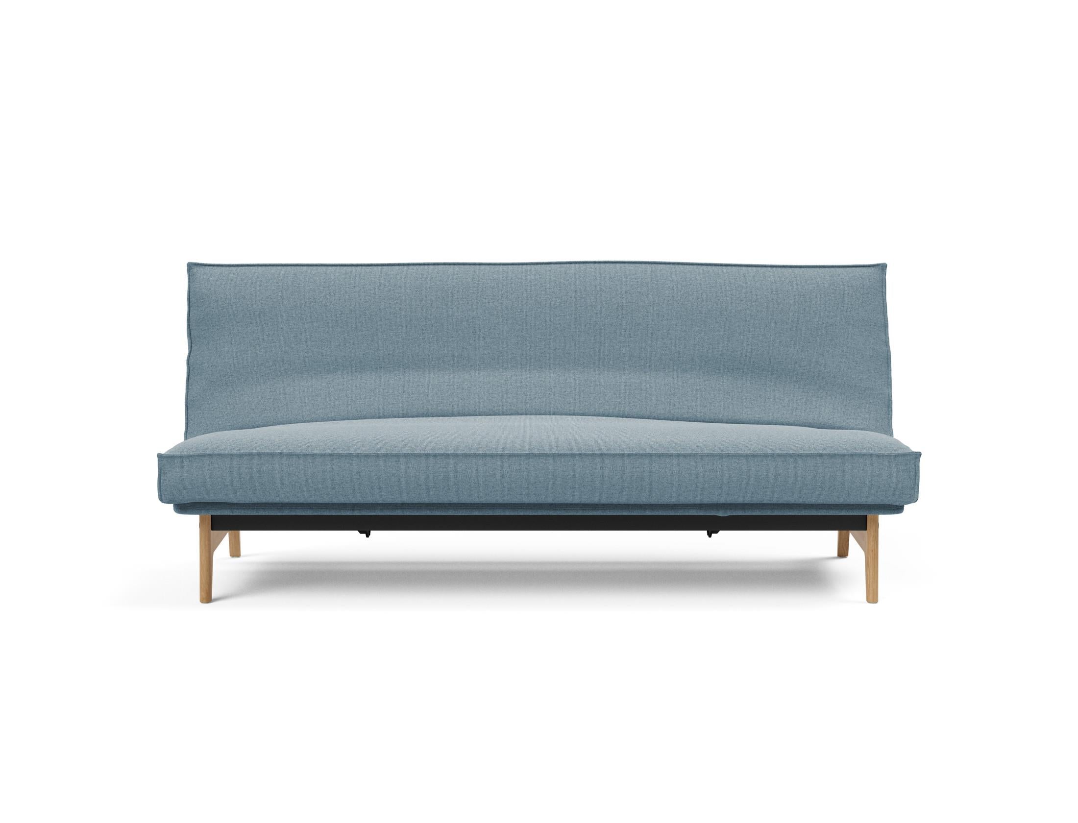 Stylisches Aslak 120 Bettsofa in modernem Design, ausgestattet mit einem weichen Sharp Plus Bezug und einem stabilen Soft Spring Gestell.