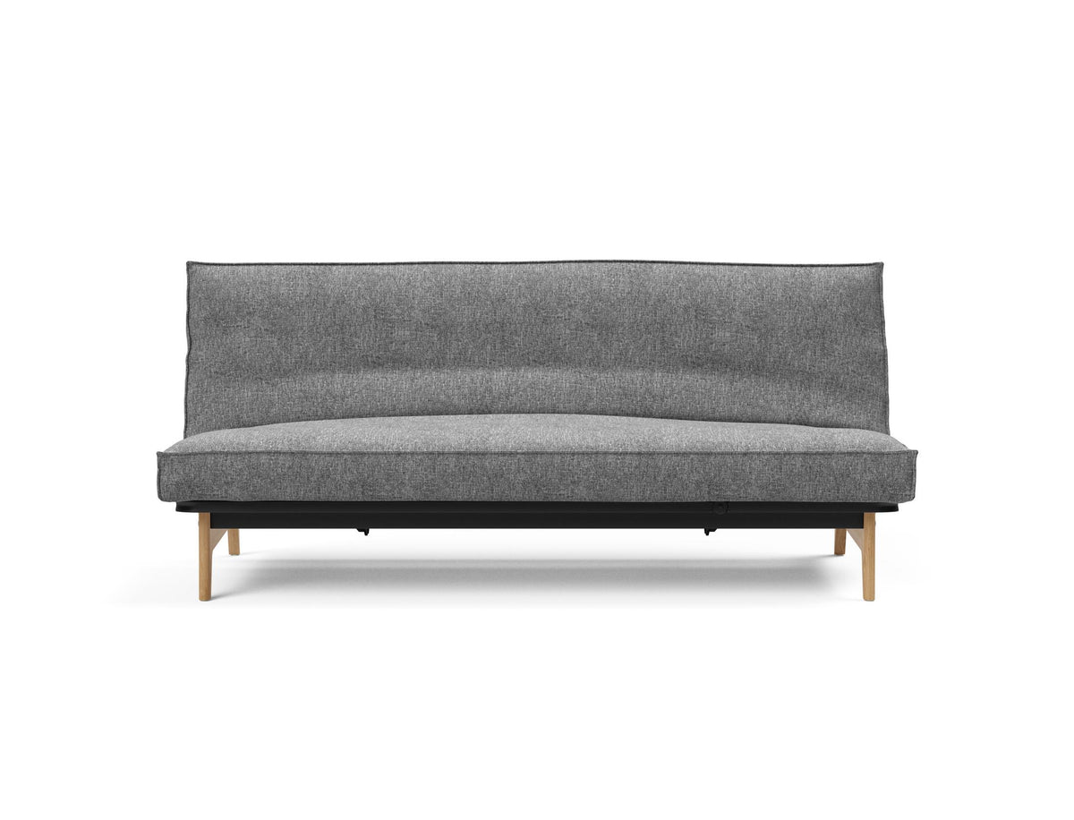 Aslak 120 Bettsofa Sharp Plus Cover Soft Spring in 563 Twist Charcoal präsentiert im Onlineshop von KAQTU Design AG. Bettsofa ist von Innovation Living