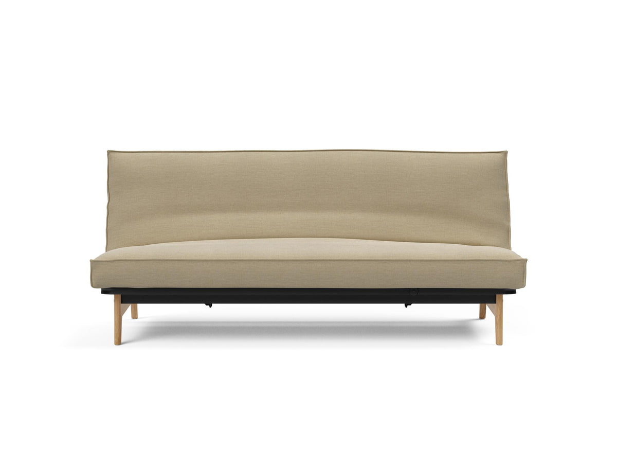 Aslak 120 Bettsofa Sharp Plus Cover Soft Spring in 571 Vivus Dusty Sand präsentiert im Onlineshop von KAQTU Design AG. Bettsofa ist von Innovation Living