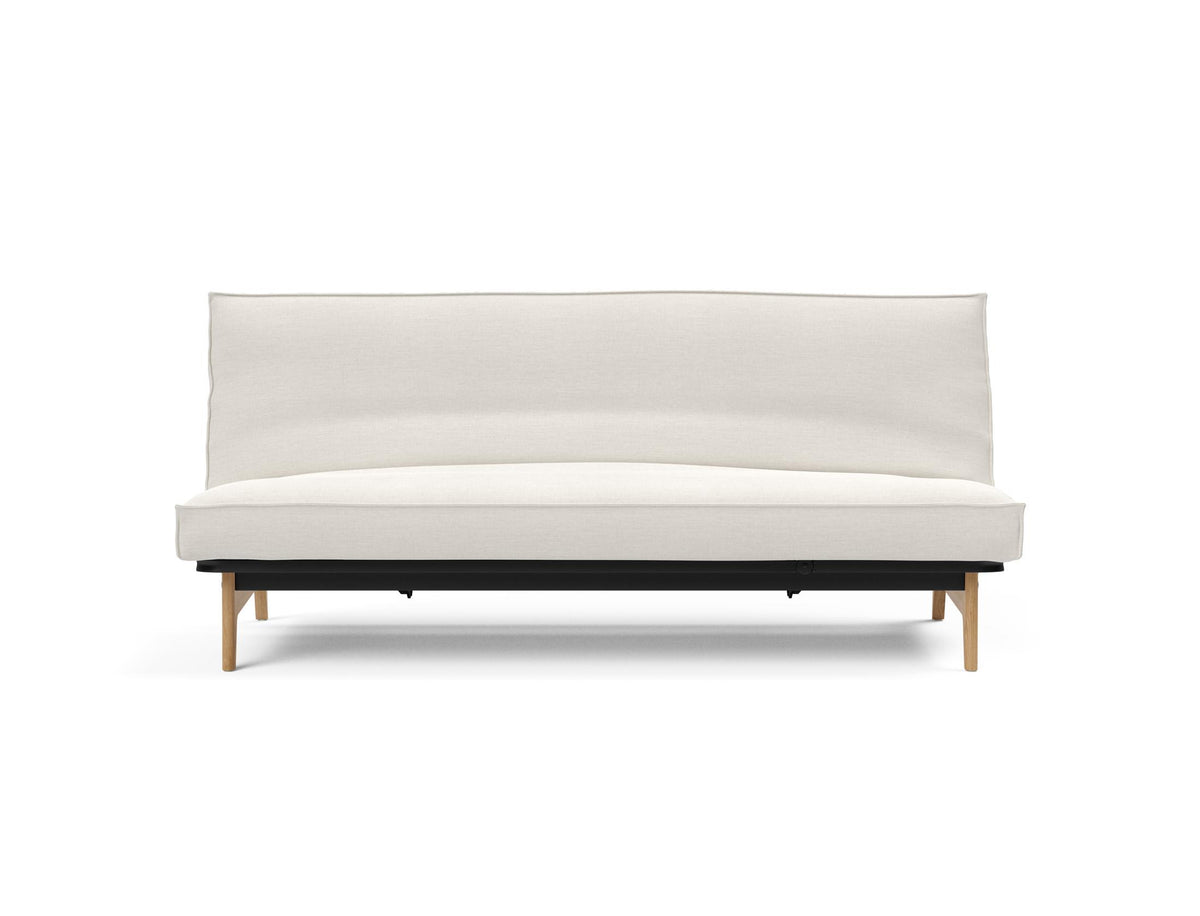 Aslak 120 Bettsofa Sharp Plus Cover Soft Spring in 574 Vivus Dusty Off White präsentiert im Onlineshop von KAQTU Design AG. Bettsofa ist von Innovation Living