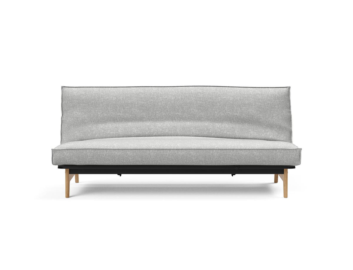 Aslak 120 Bettsofa Sharp Plus Cover Soft Spring in 590 Micro Check Grey präsentiert im Onlineshop von KAQTU Design AG. Bettsofa ist von Innovation Living