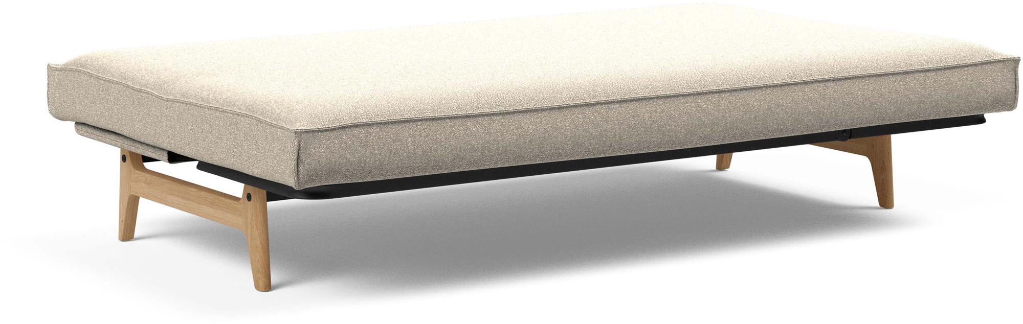Erleben Sie das Aslak 120 Bettsofa mit Sharp Plus Cover von Innovation Living – stilvolles Design trifft auf vielseitige Funktionalität für Ihr Zuhause.