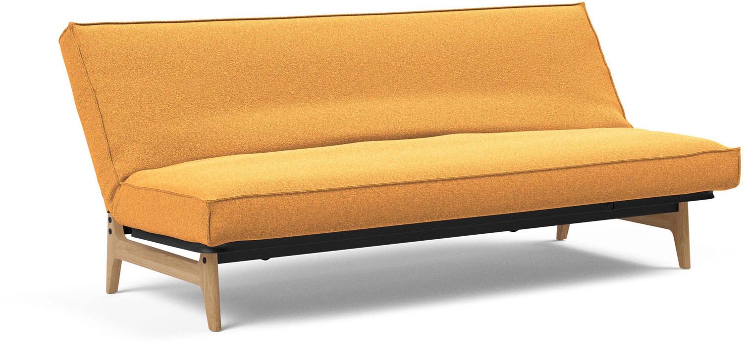 Aslak 120 Bettsofa Sharp Plus Cover: modernes Schlafsofa mit elegantem Design, perfekt für platzsparende Lösungen und vielseitige Wohnkonzepte.
