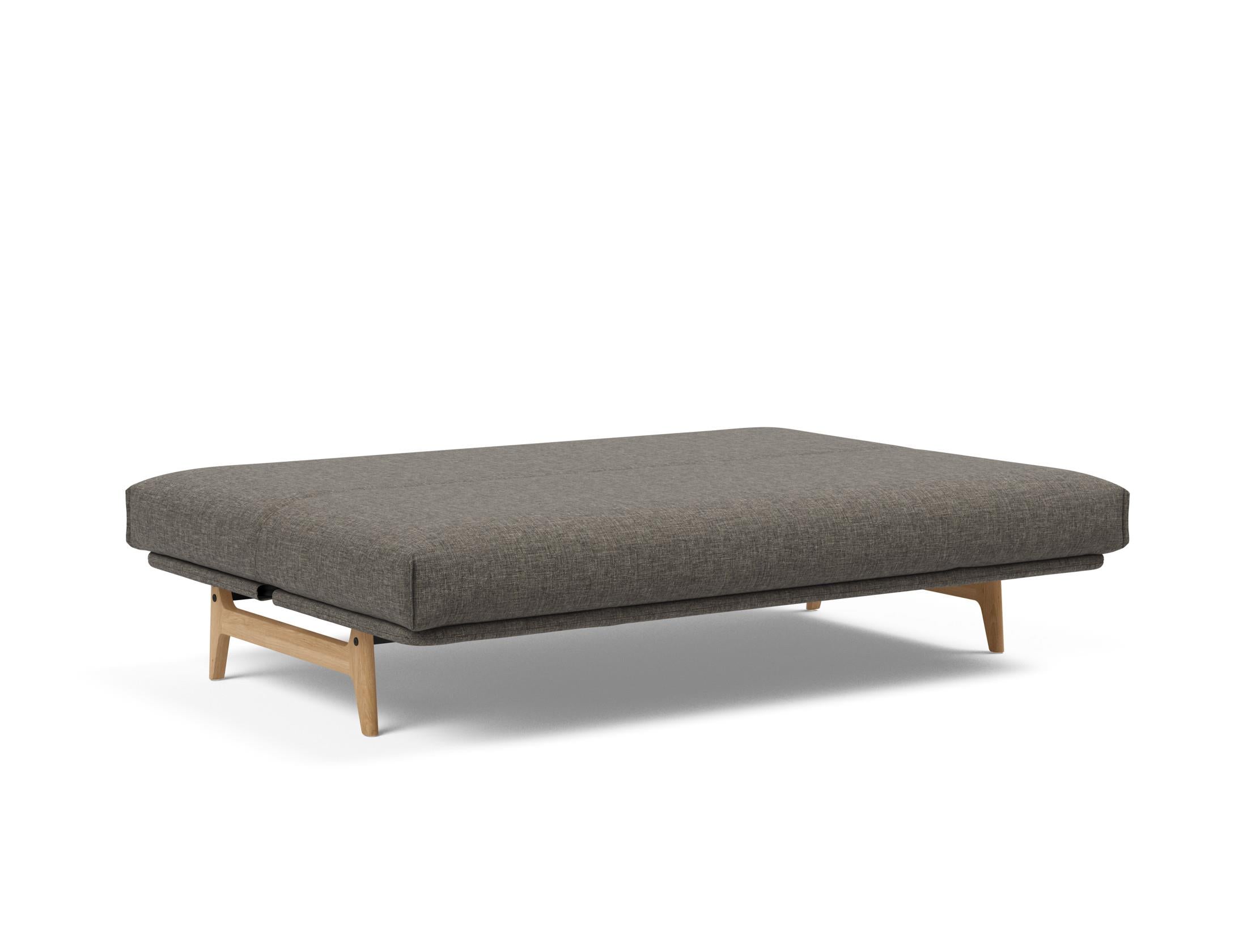 Entdecken Sie das Aslak 140 Bettsofa mit modernem Nordic Cover und bequemer Soft Spring Matratze – ideal für stilvolle Wohnräume.