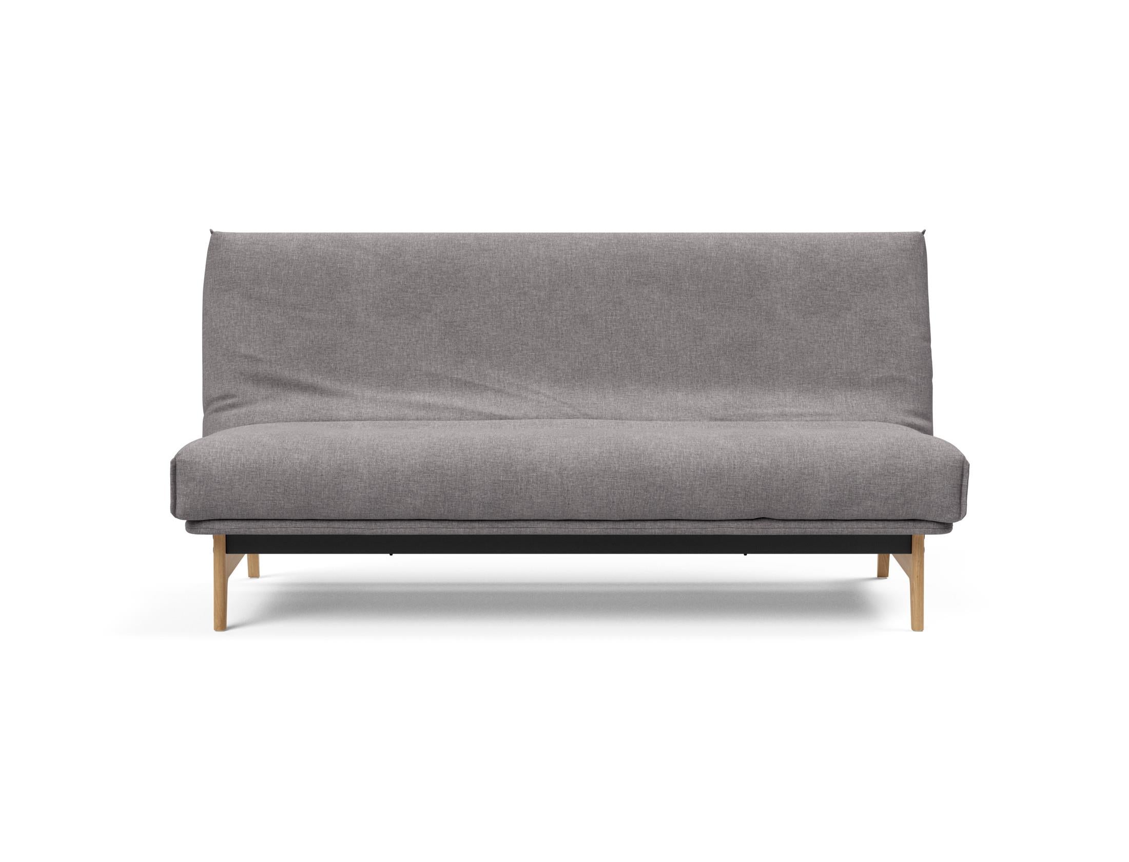 Entdecken Sie das Aslak 140 Bettsofa mit modernem Nordic Cover und bequemer Soft Spring Matratze – ideal für stilvolle Wohnräume.