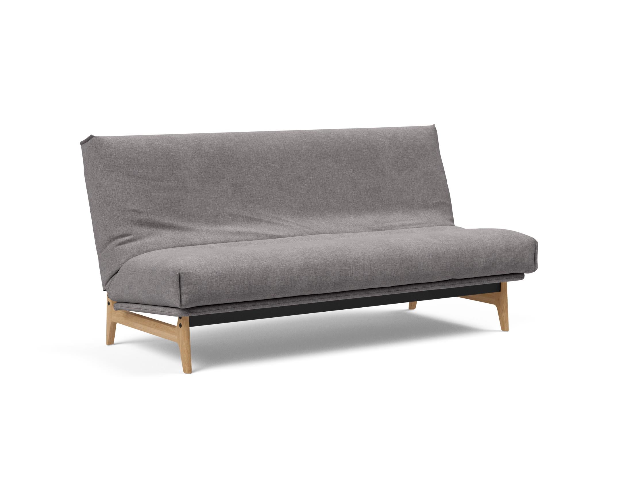 Erleben Sie das Aslak 140 Bettsofa mit elegantem Nordic Cover und luxuriöser Soft Spring Matratze – die perfekte Lösung für Komfort und Stil.