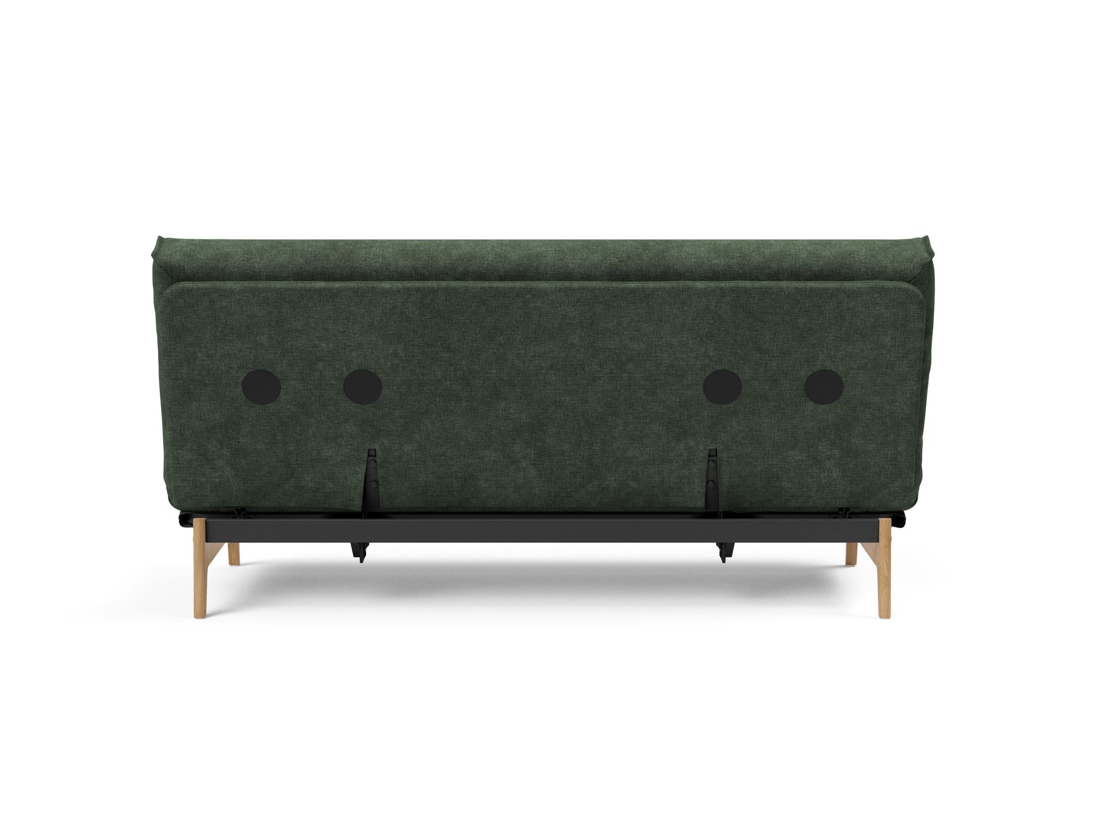 Erleben Sie das Aslak 140 Bettsofa mit elegantem Nordic Cover und luxuriöser Soft Spring Matratze – die perfekte Lösung für Komfort und Stil.